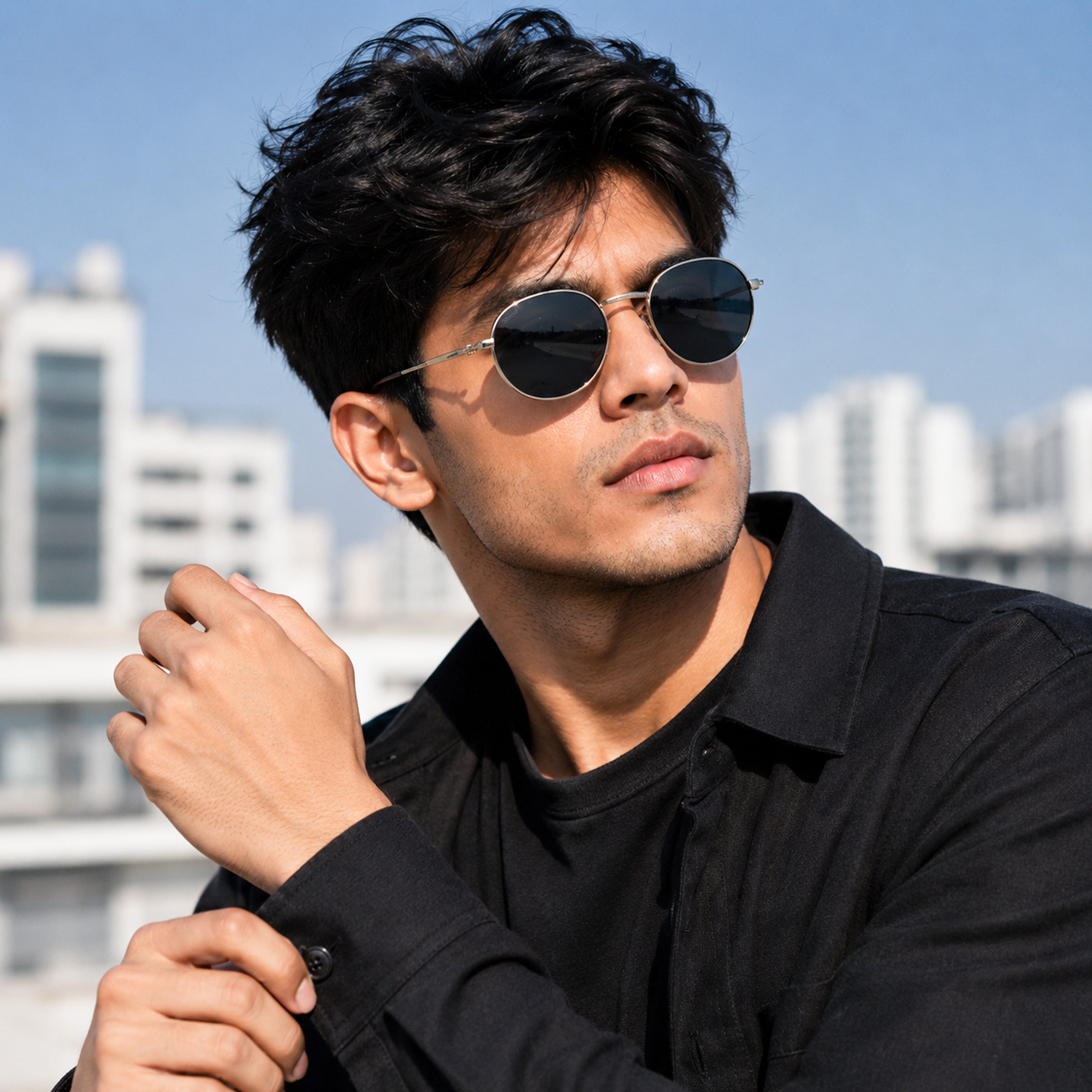 Stood Black UV Protection Sun Glasses For Men For Men & Women Stylish – SG-STD0032-C2