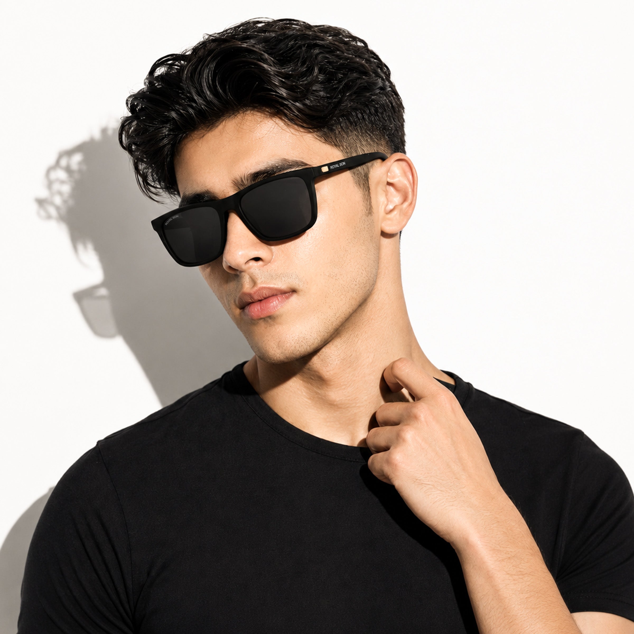 Royal Son Square Polarized Men Sunglasses - CHI0086-C1