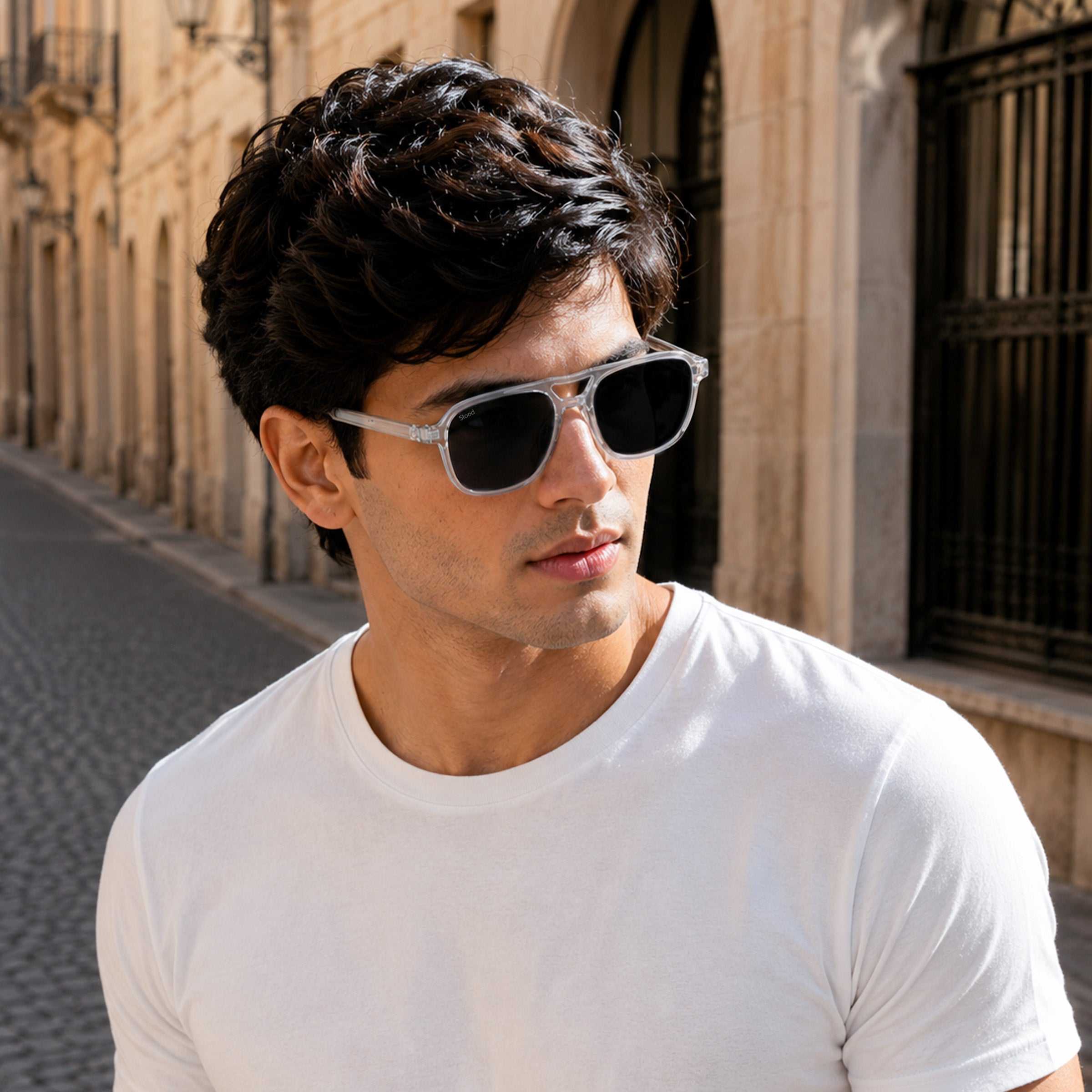 Stood Retro Square Black UV Protection Chashma For Men & Women New Style – SG-STD0017-C2