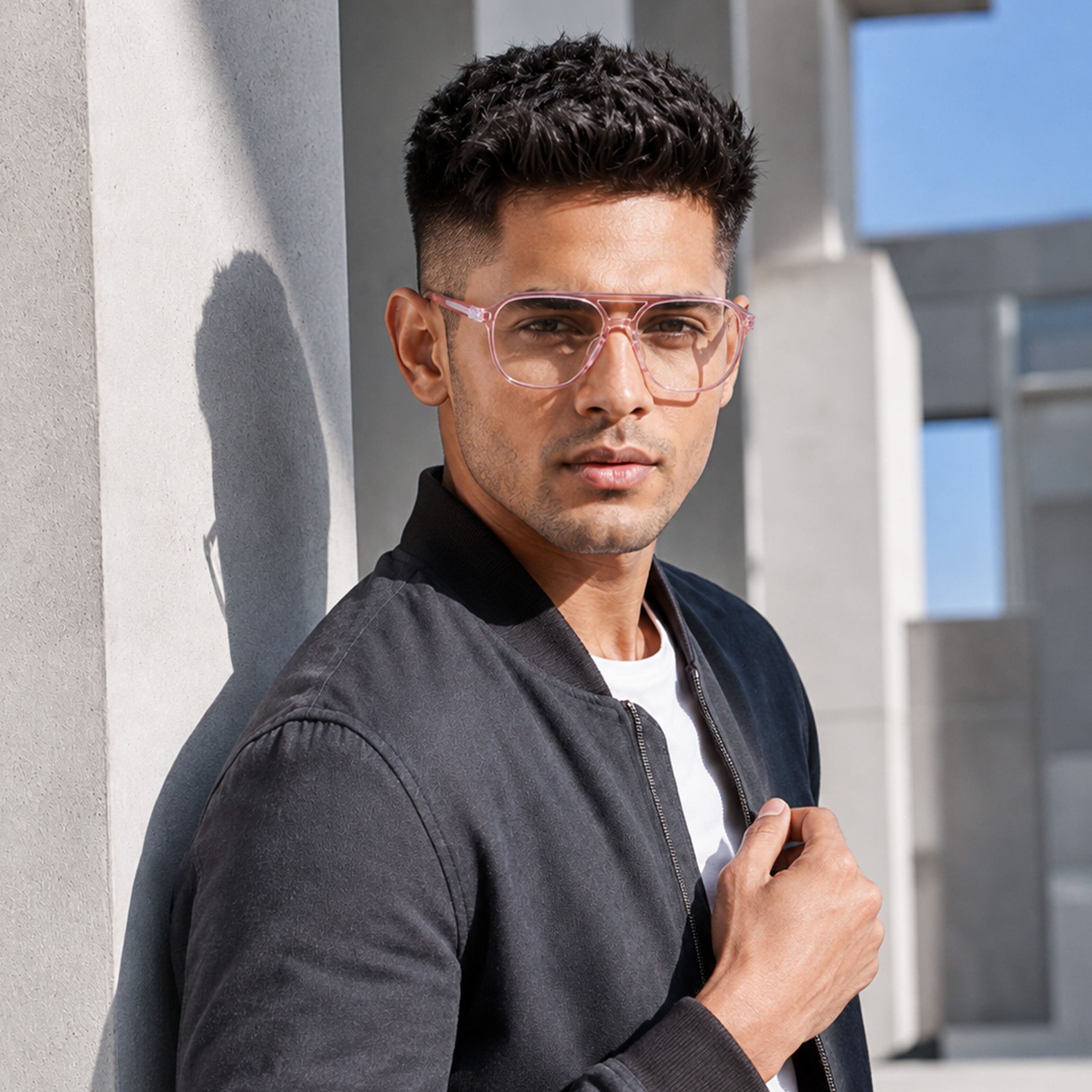 Royal Son Pilot Black Computer Glasses Men Women  - SF0060-C5
