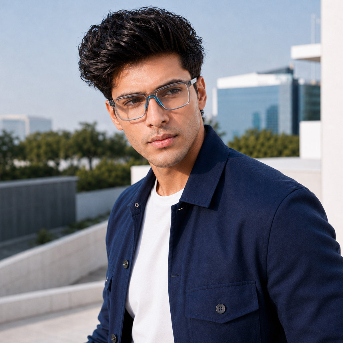 Royal Son Full Rim Computer Glasses Spectacles Frame For Men- SF-RS1010-C9