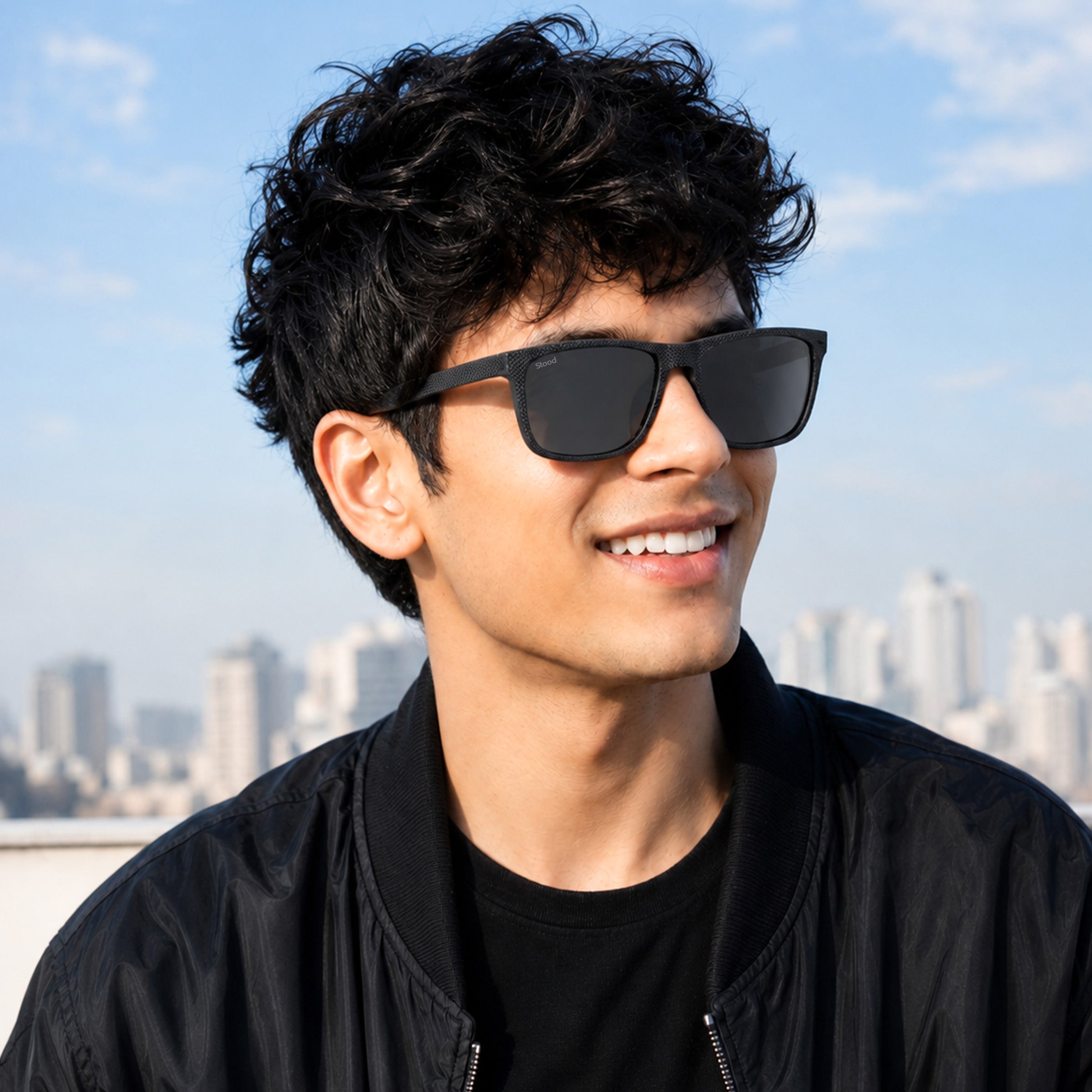 Stood Square Black Polarized UV Protection Goggles For Men & Women Sunglasses – SG-STD0022-C3