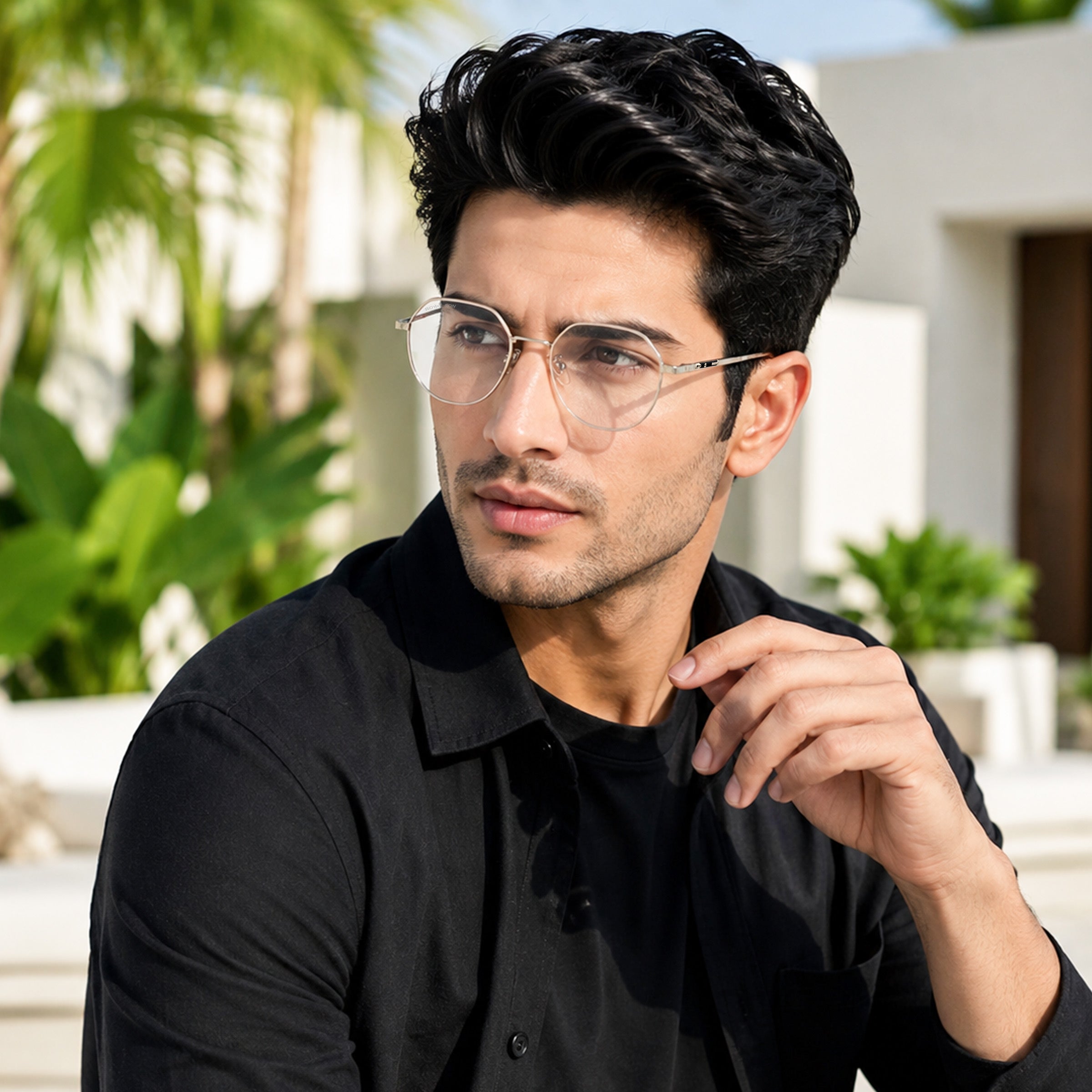 Royal Son Round Blue Ray Cut Men Women Eye Glasses - SF0018-C3