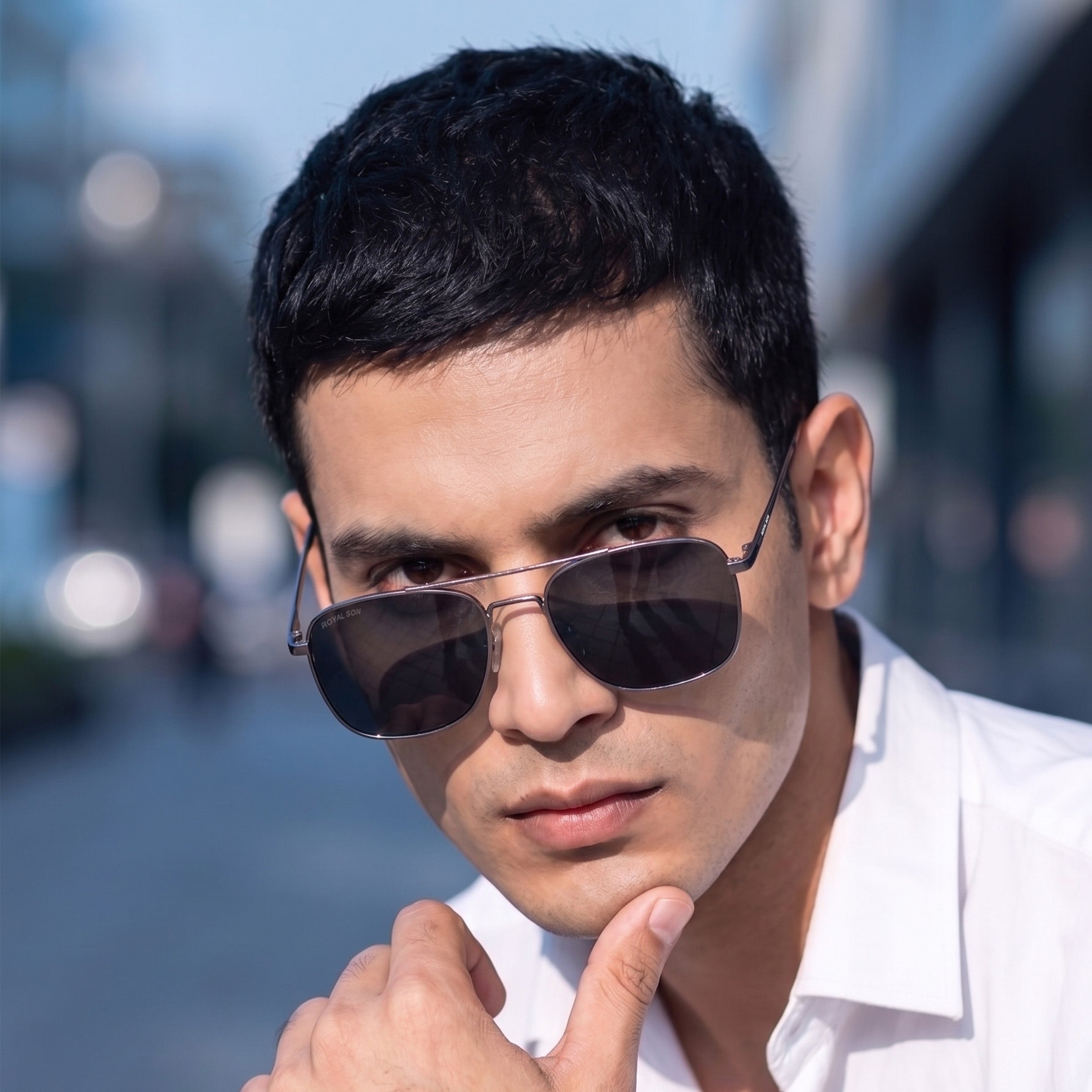 ROYAL SON UV Protected Square Sunglasses For Men And Women - RS0039AV