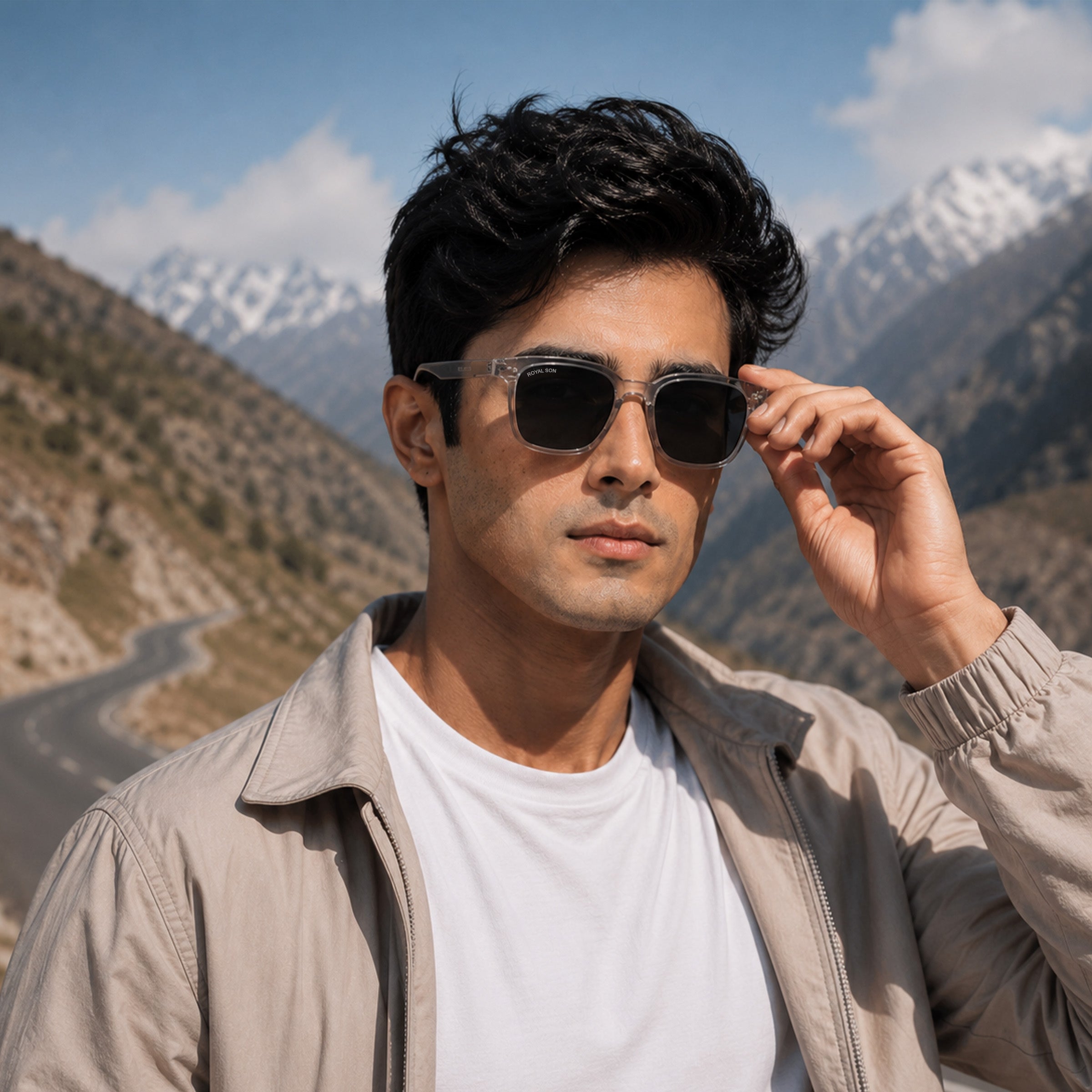 Royal Son Square UV Protection Men Women Sunglasses - CHI00127-C6