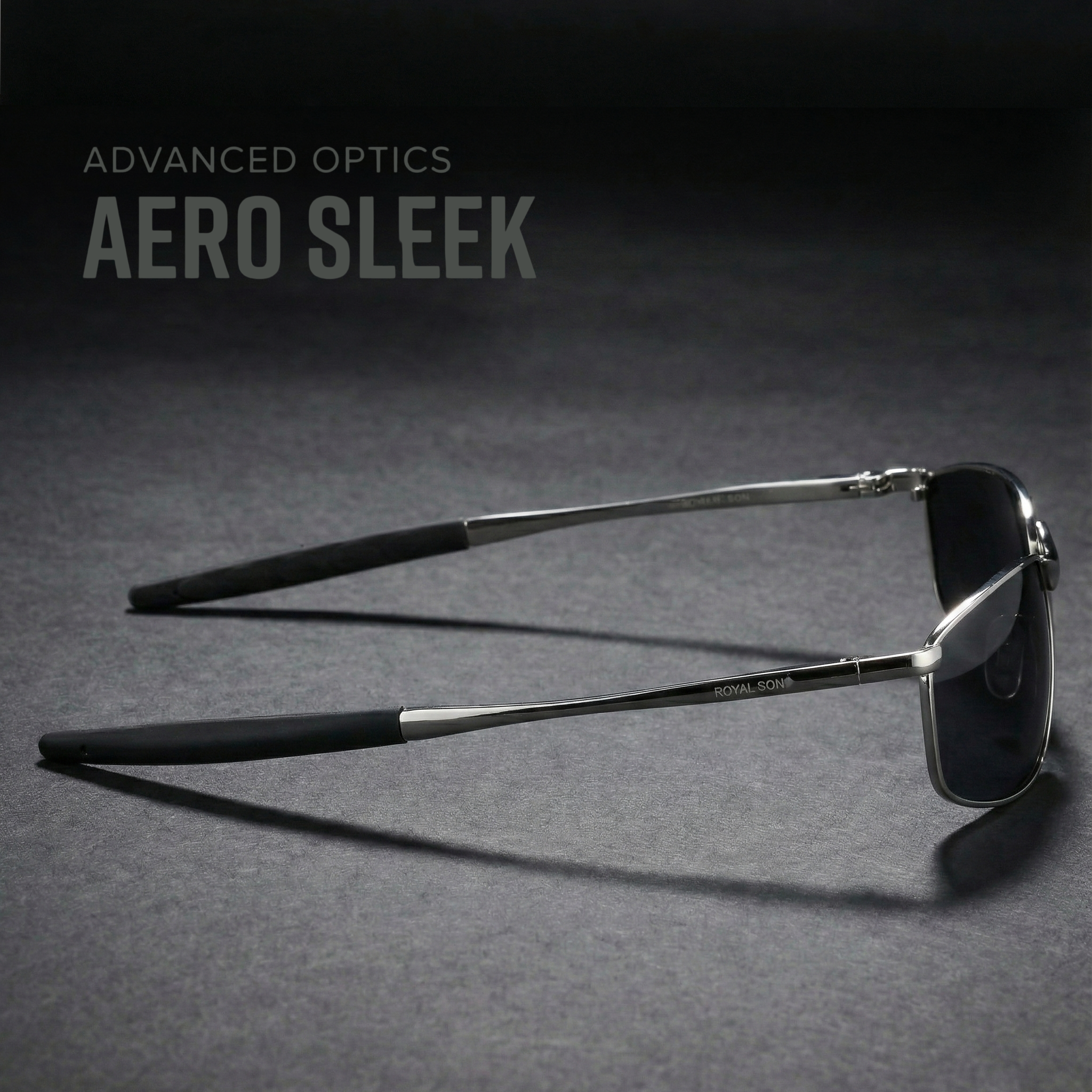 Royal Son Wrap-Around Polarized Men Sunglasses - CHI0083-C1