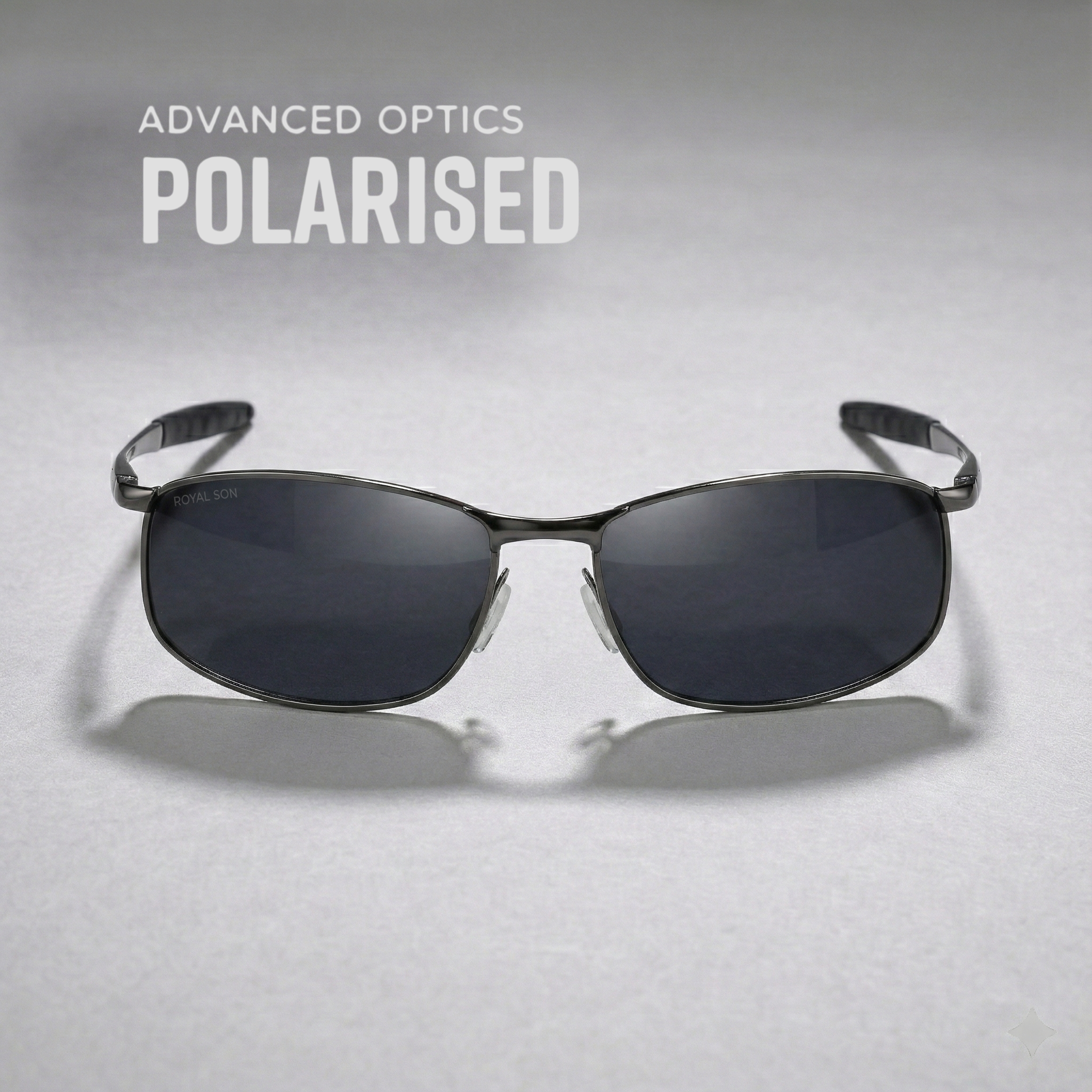 Royal Son Wrap-Around Polarized Men Sunglasses - CHI0083-C2