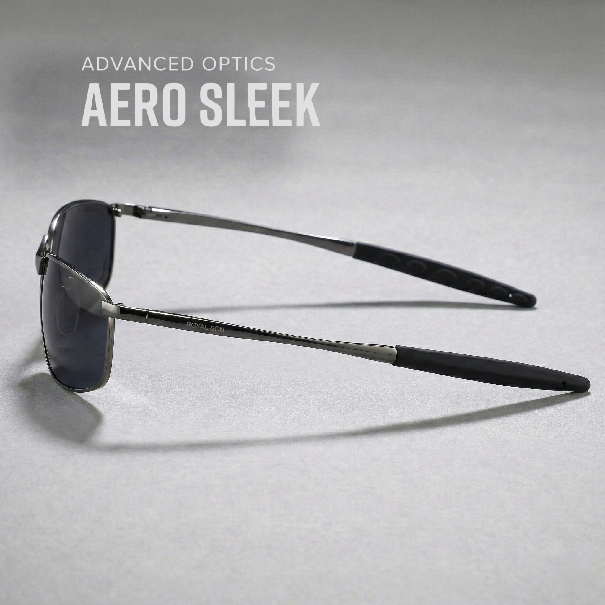 Royal Son Wrap-Around Polarized Men Sunglasses - CHI0083-C2