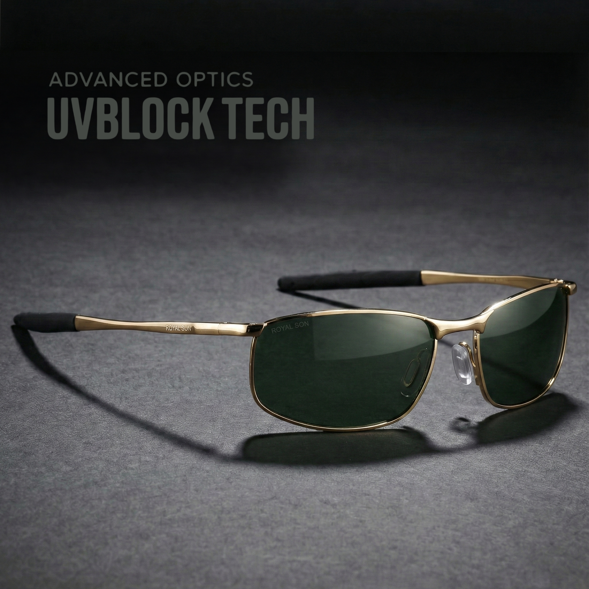 Royal Son Wrap-Around Polarized Men Sunglasses - CHI0083-C3