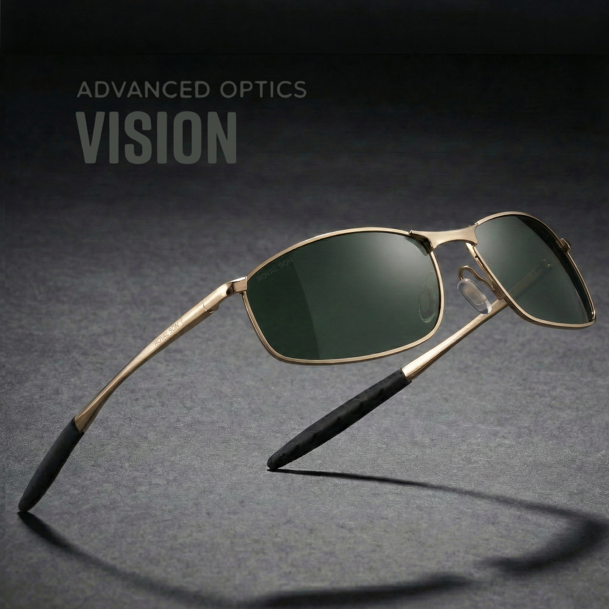 Royal Son Wrap-Around Polarized Men Sunglasses - CHI0083-C3