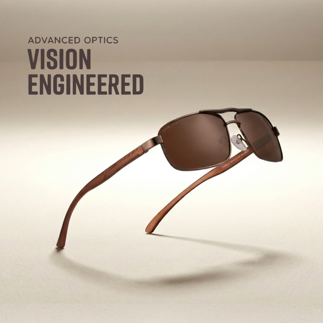 Royal Son Rectangular Polarized Men Sunglasses - CHI0085-C3