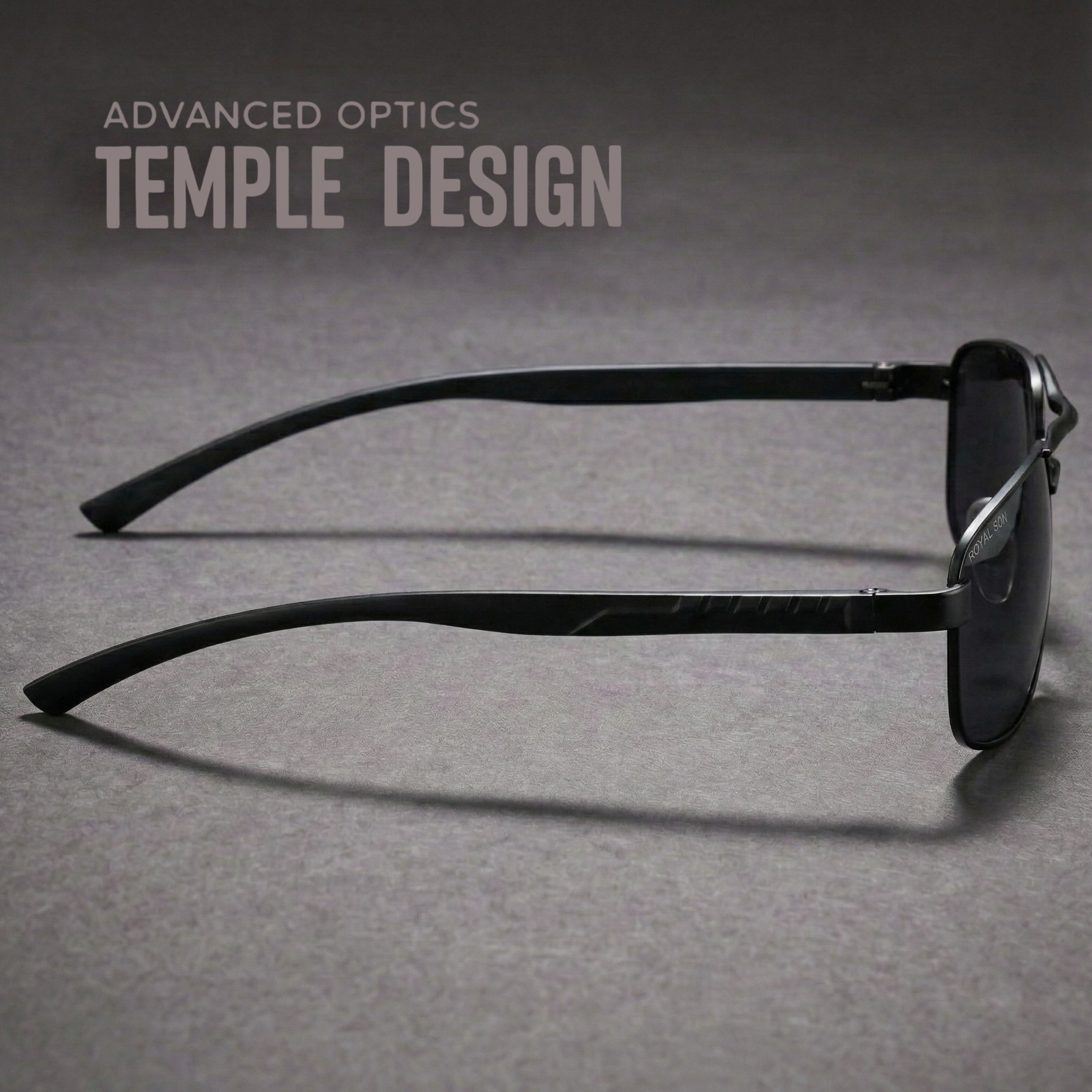 Royal Son Rectangular Polarized Men Sunglasses - CHI0085-C1