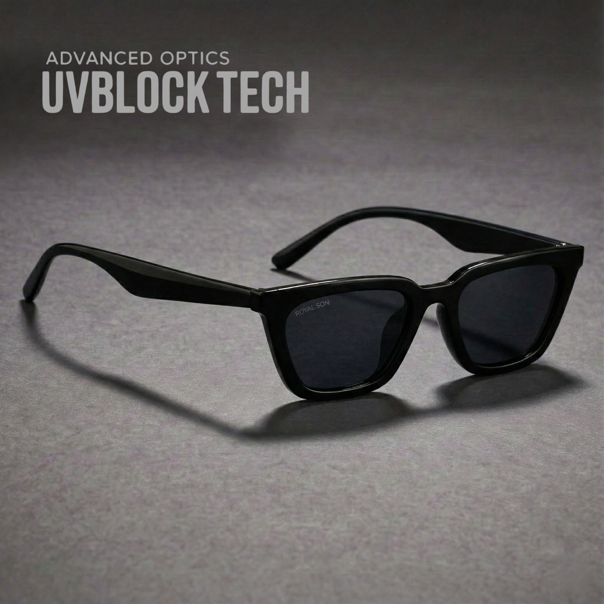 Royal Son Square UV Protection Men Women Sunglasses - CHI00126-C4