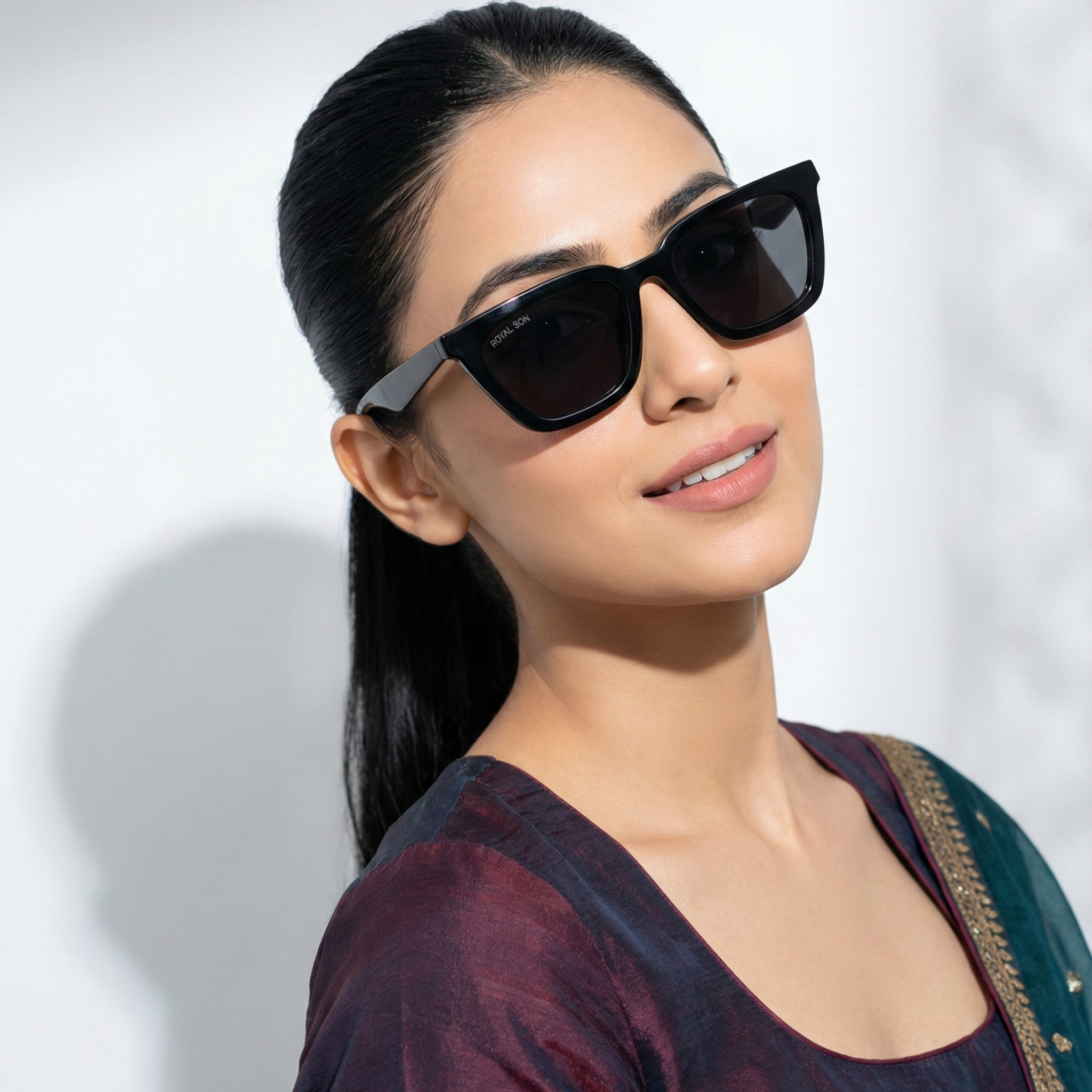 Royal Son Square UV Protection Men Women Sunglasses - CHI00126-C4