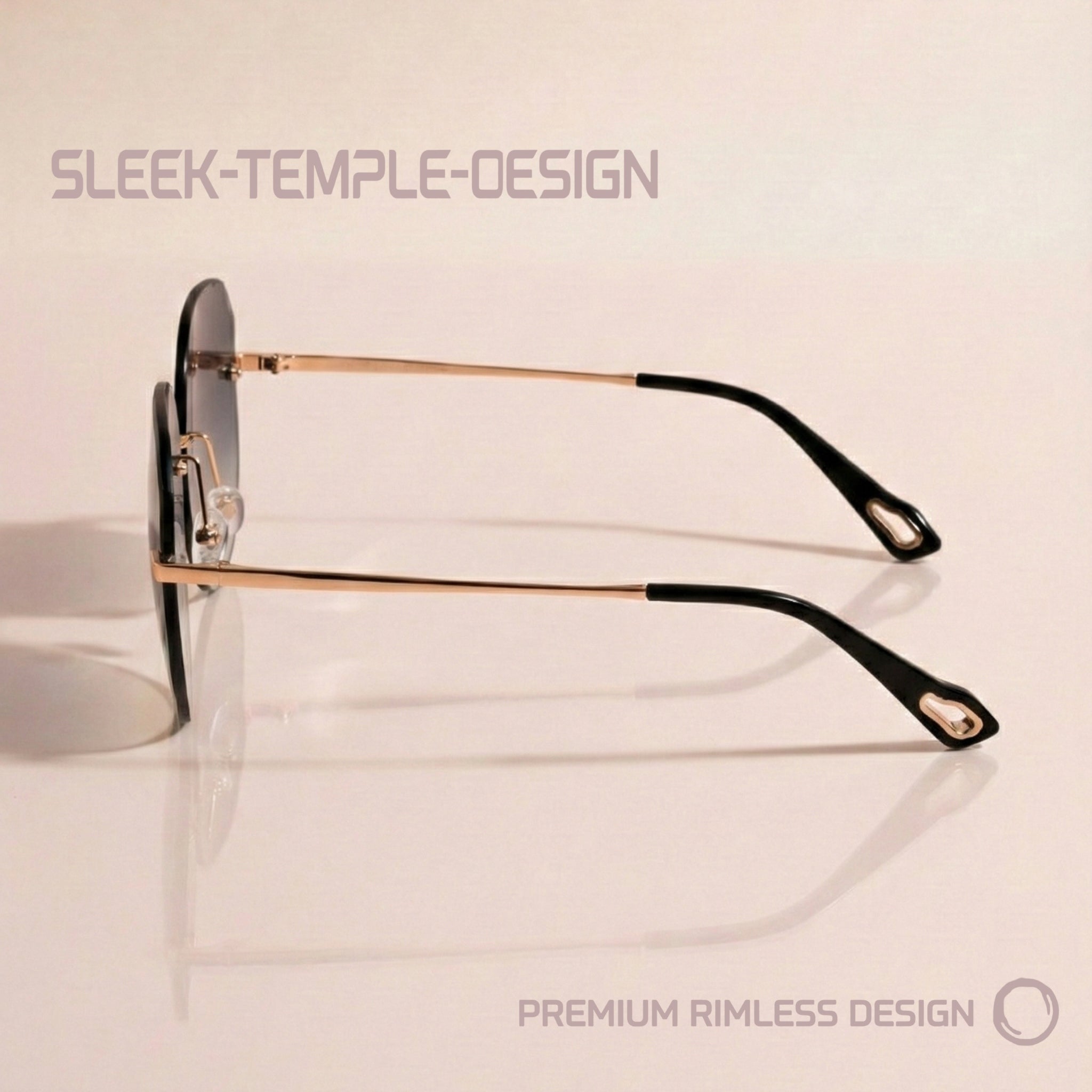 PERKEY UV Protected Branded Oversized Goggles For Women - PRKY0015-C2