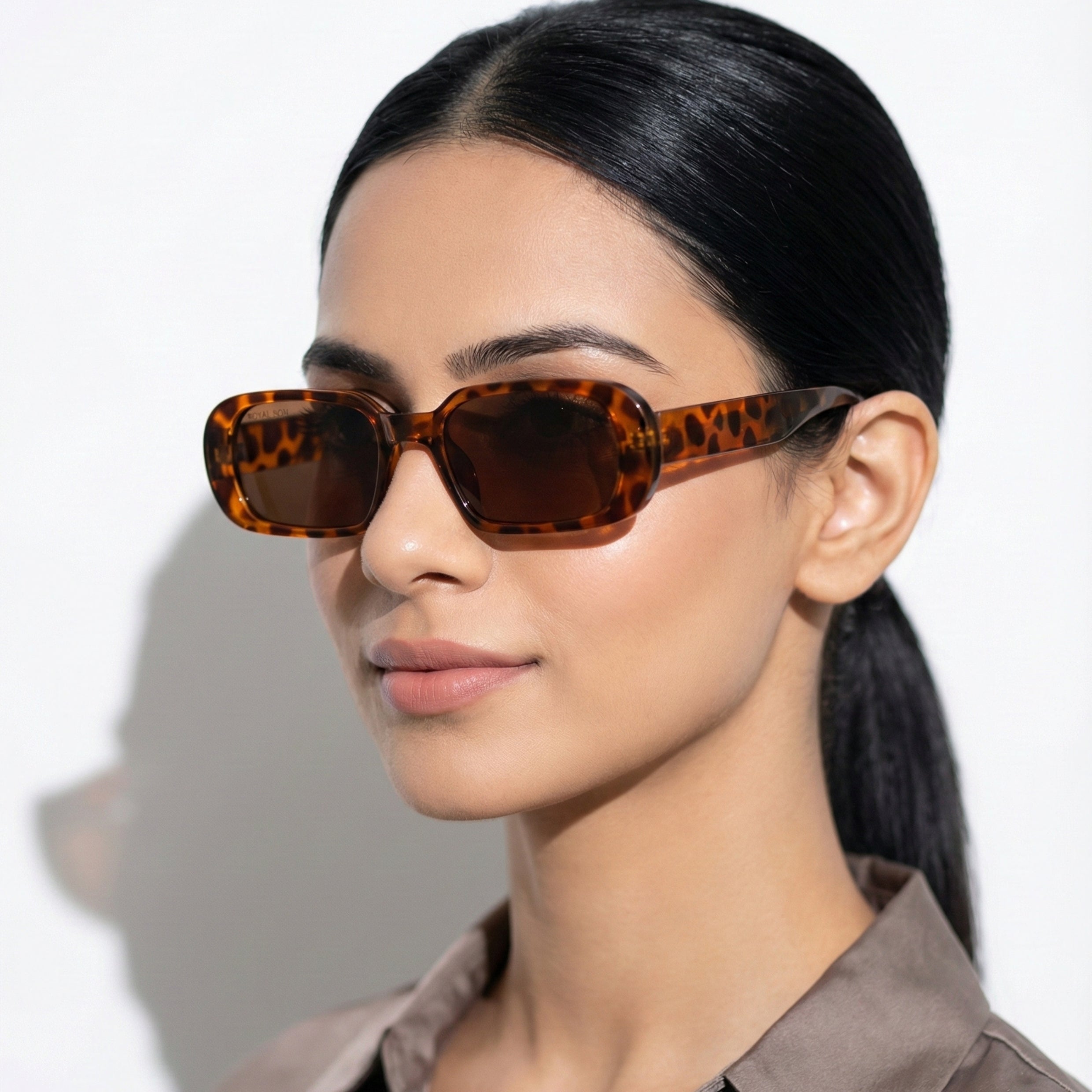 Royal Son Rectangular UV Protected Women Sunglasses - CHIWM00120-C4