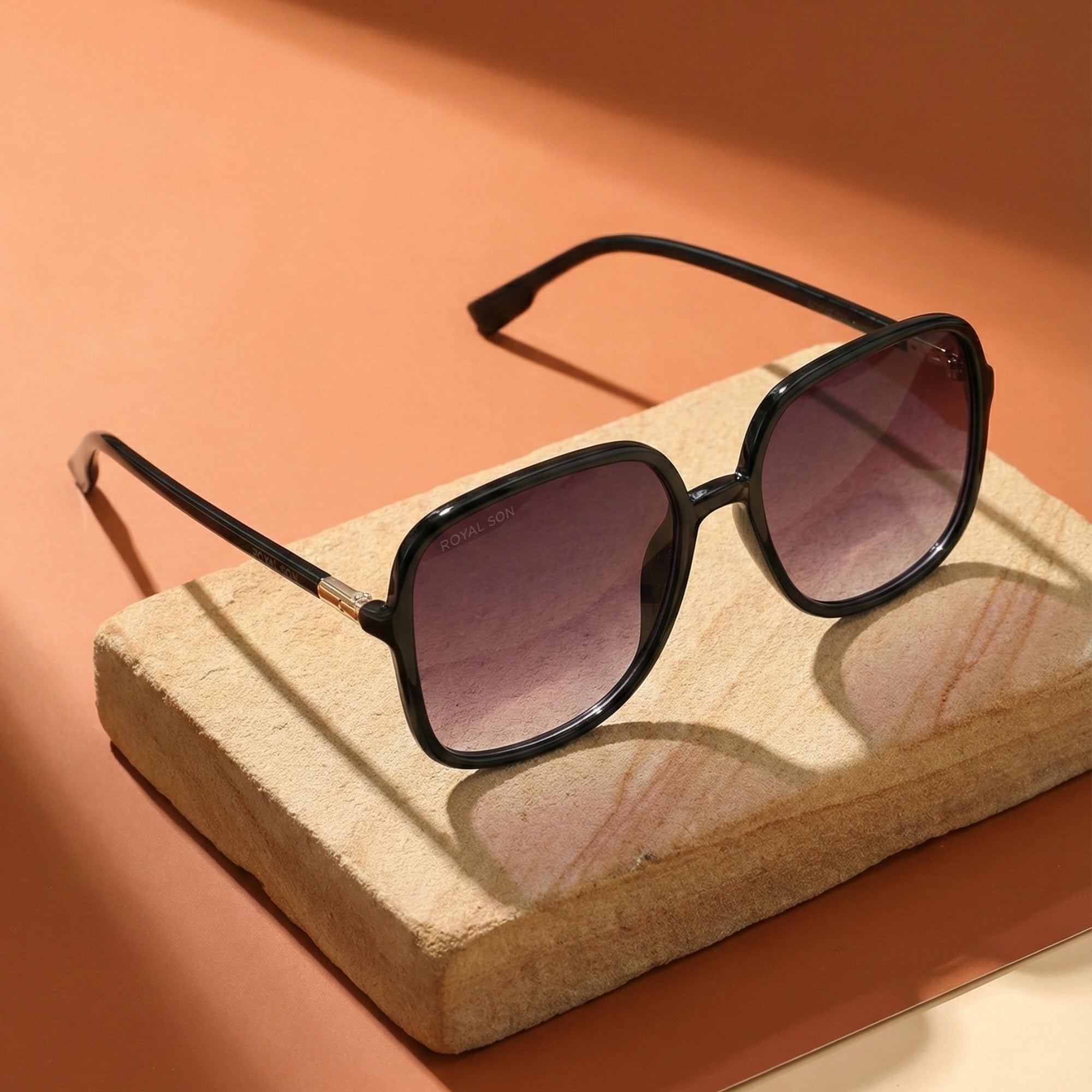 Royal Son Oversized Square UV Protected Women Sunglasses - CHI0096-C1