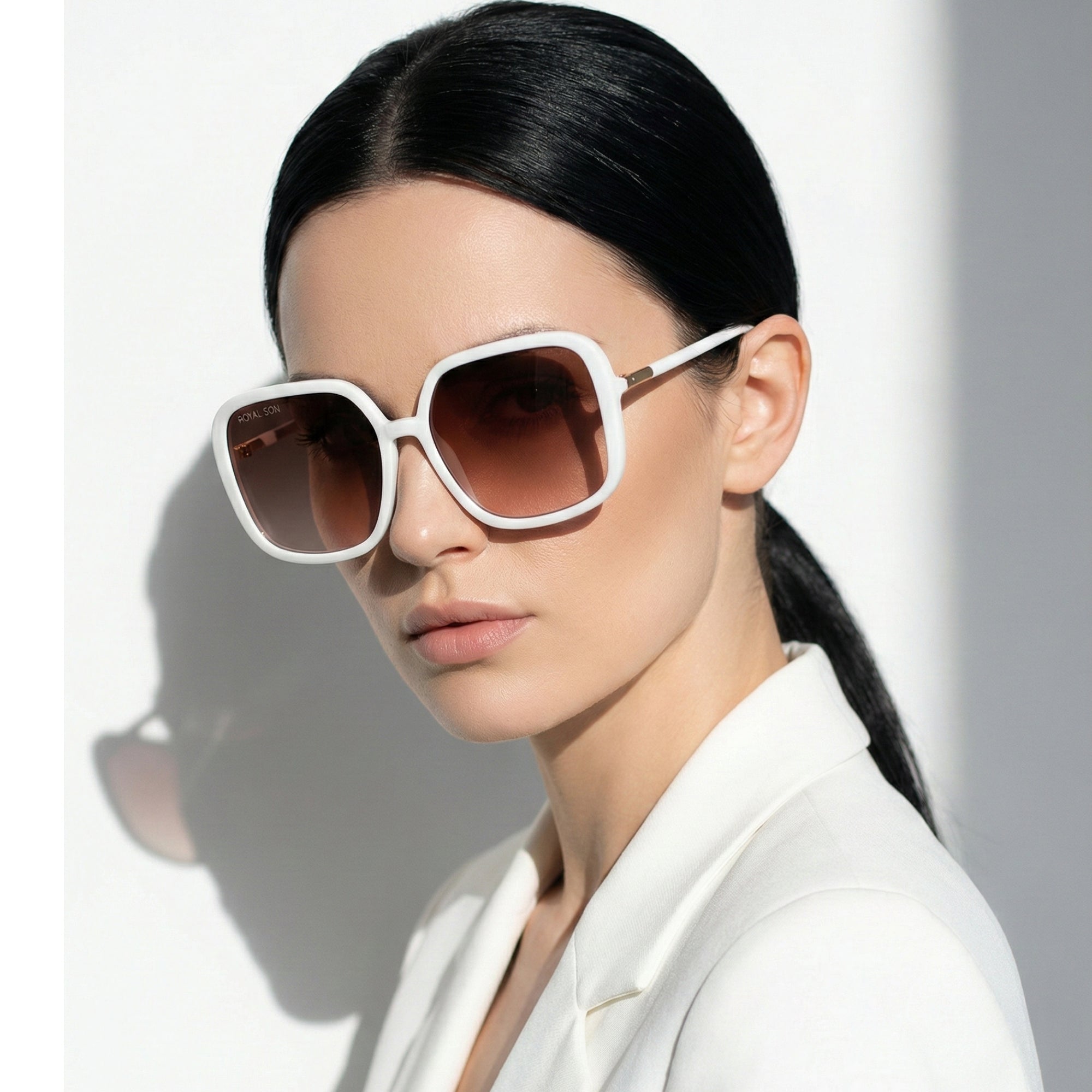 Royal Son Oversized Square UV Protected Women Sunglasses - CHI0096-C8