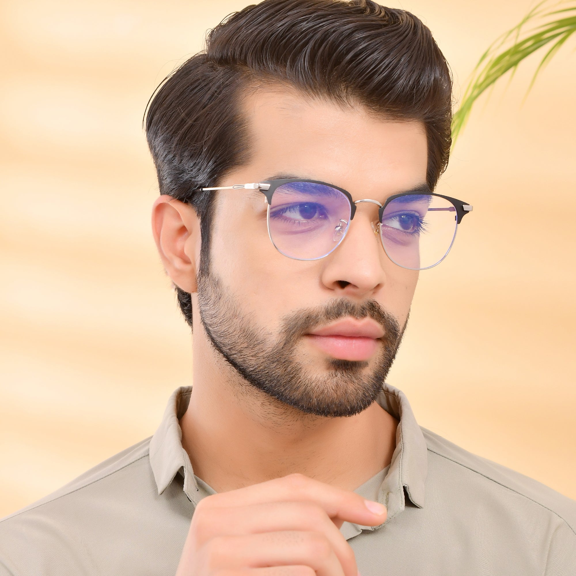 Royal Son Round Blue Ray Cut Men Women Eye Glasses - SF0022-C2