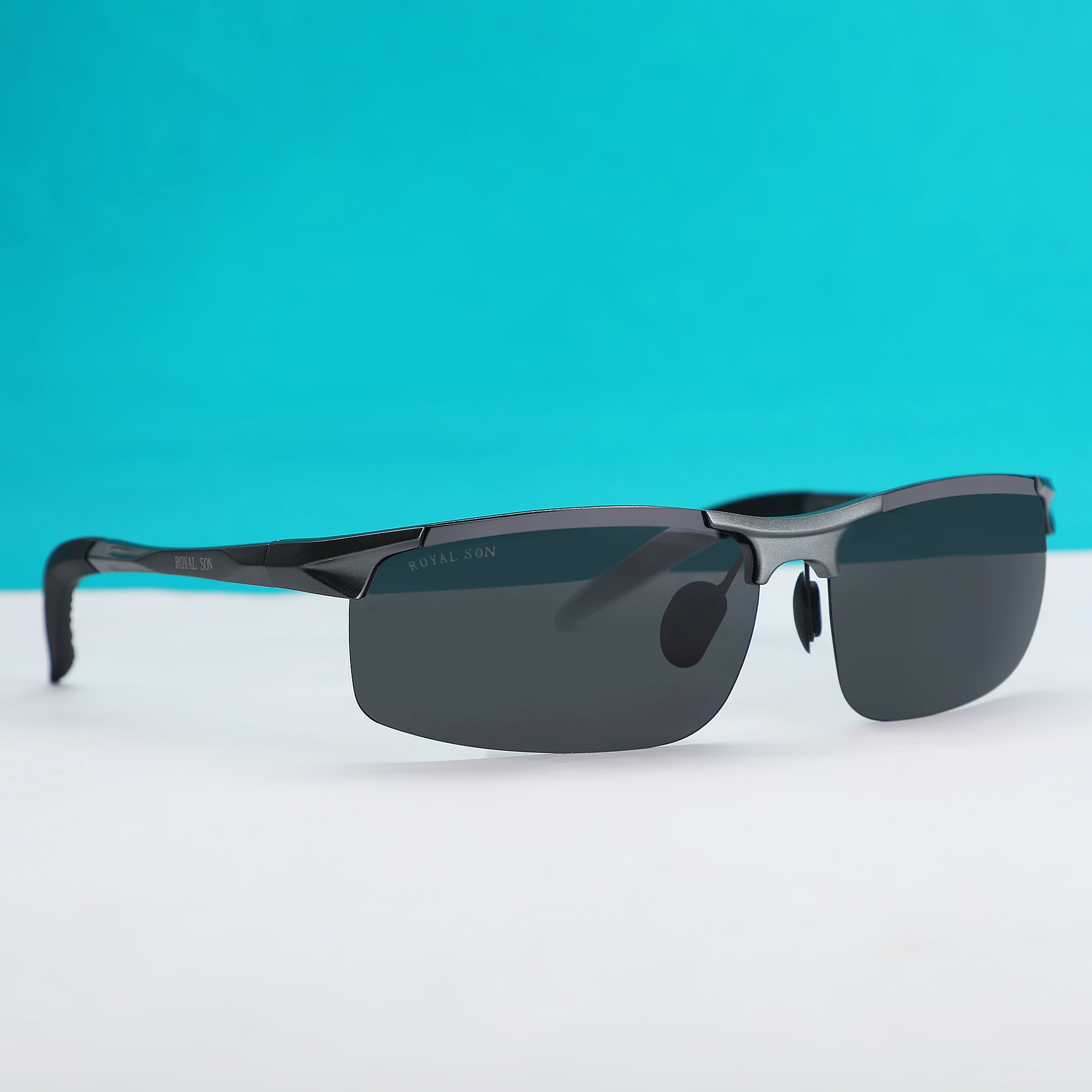Royal Son Wrap-Around Polarized Men Sunglasses - CHI0094-C2