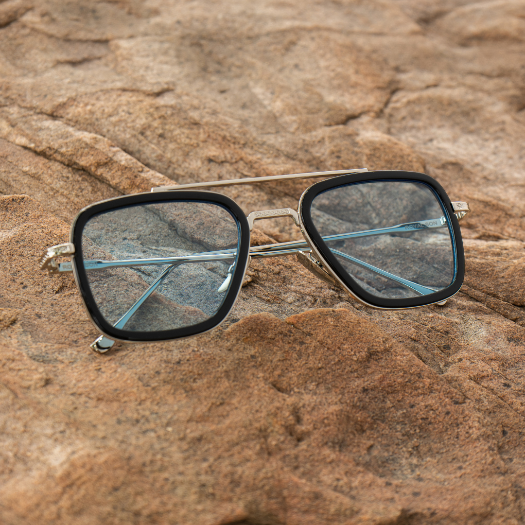 Royal Son Square UV Protected Men Women Sunglasses - CHI0074