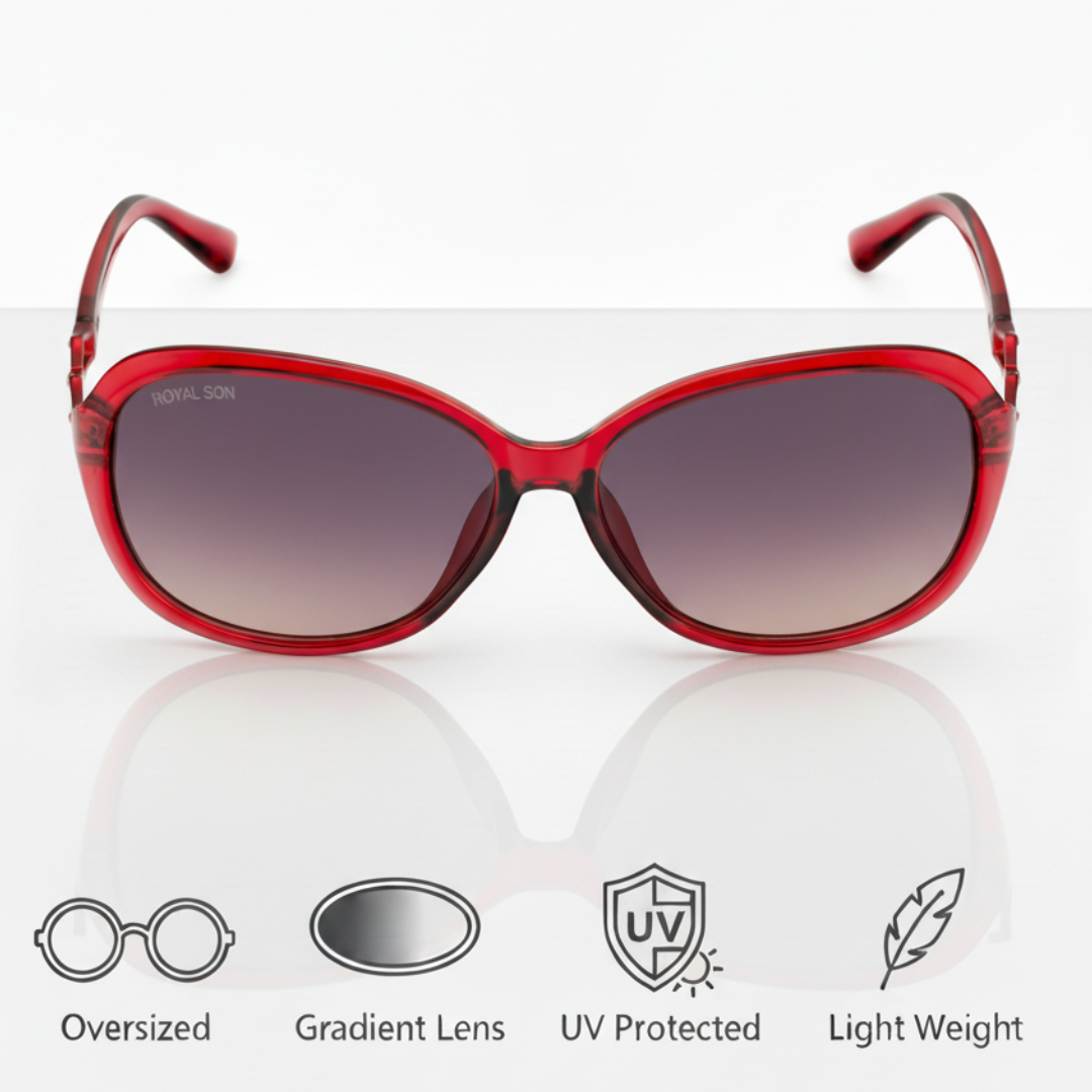Royal Son Butterfly UV Protected Women Sunglasses - CHIWM00117-C5