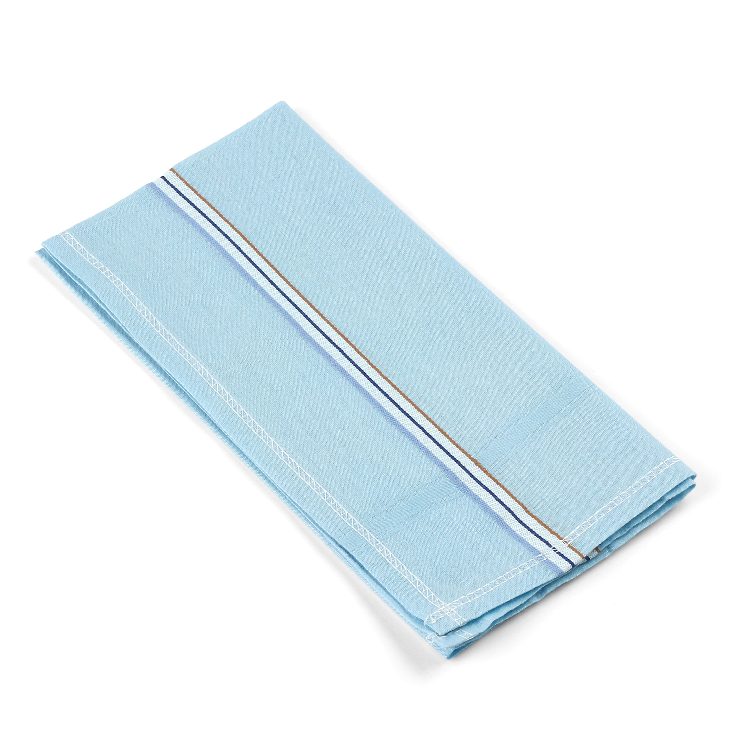 ROYAL SON Premium Cotton Fabric Handkerchief Men's Hanky (Multicolor) (Pack of 12) - HNYK-MLTI-12P