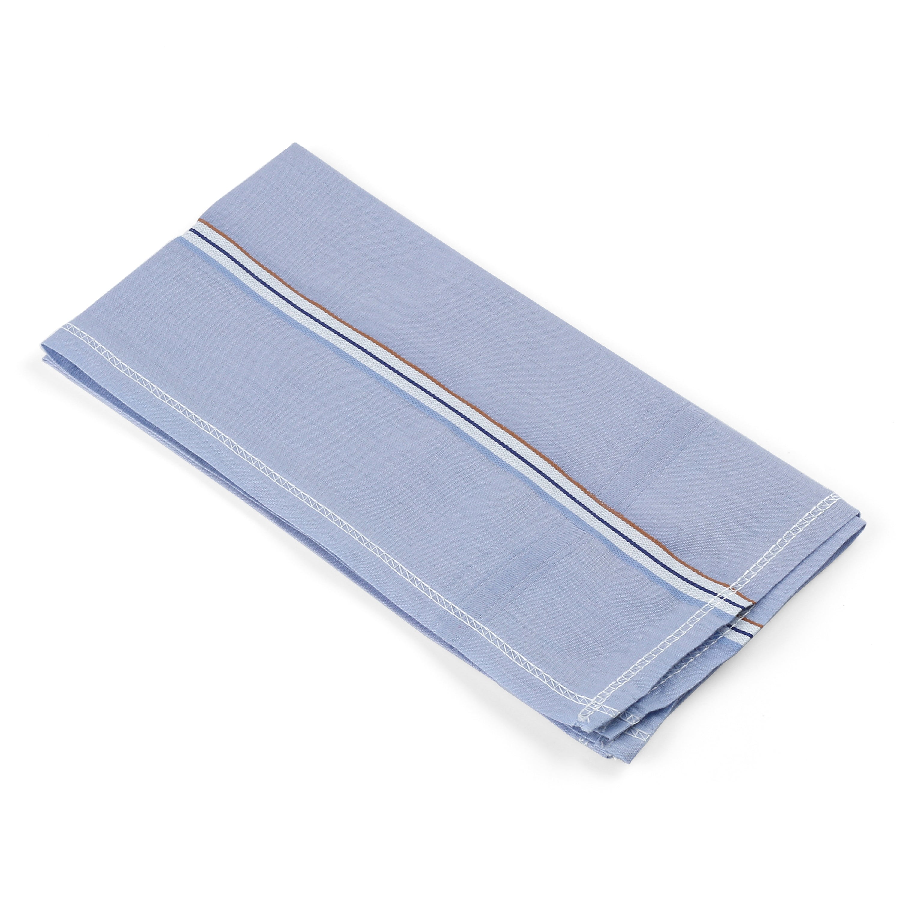 ROYAL SON Premium Cotton Fabric Handkerchief Men's Hanky (Multicolor) (Pack of 12) - HNYK-MLTI-12P