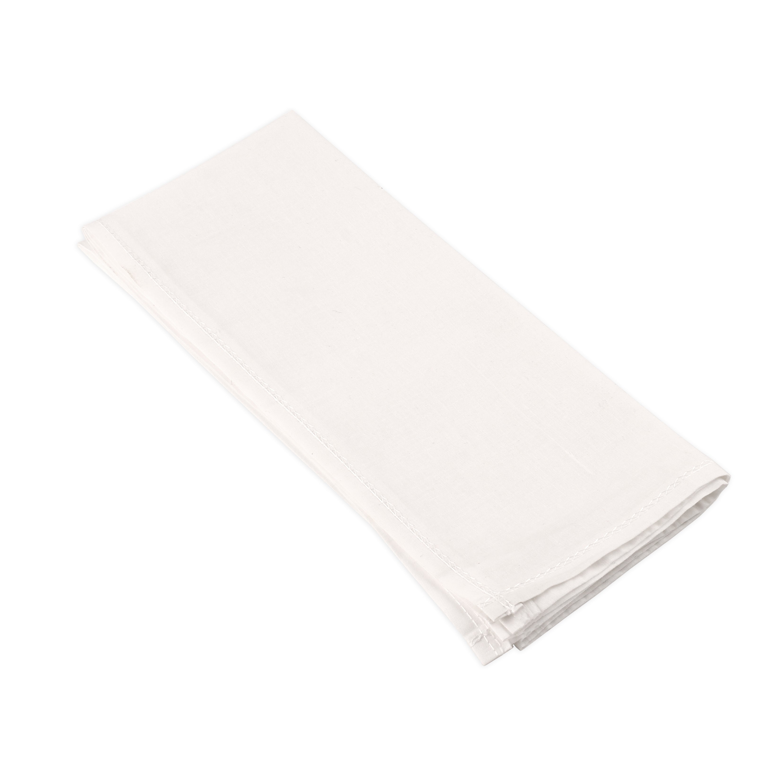 ROYAL SON Men's Casual Premium Cotton Handkerchief Hanky (Pack of 06) - HNYK-WT-BG-6P
