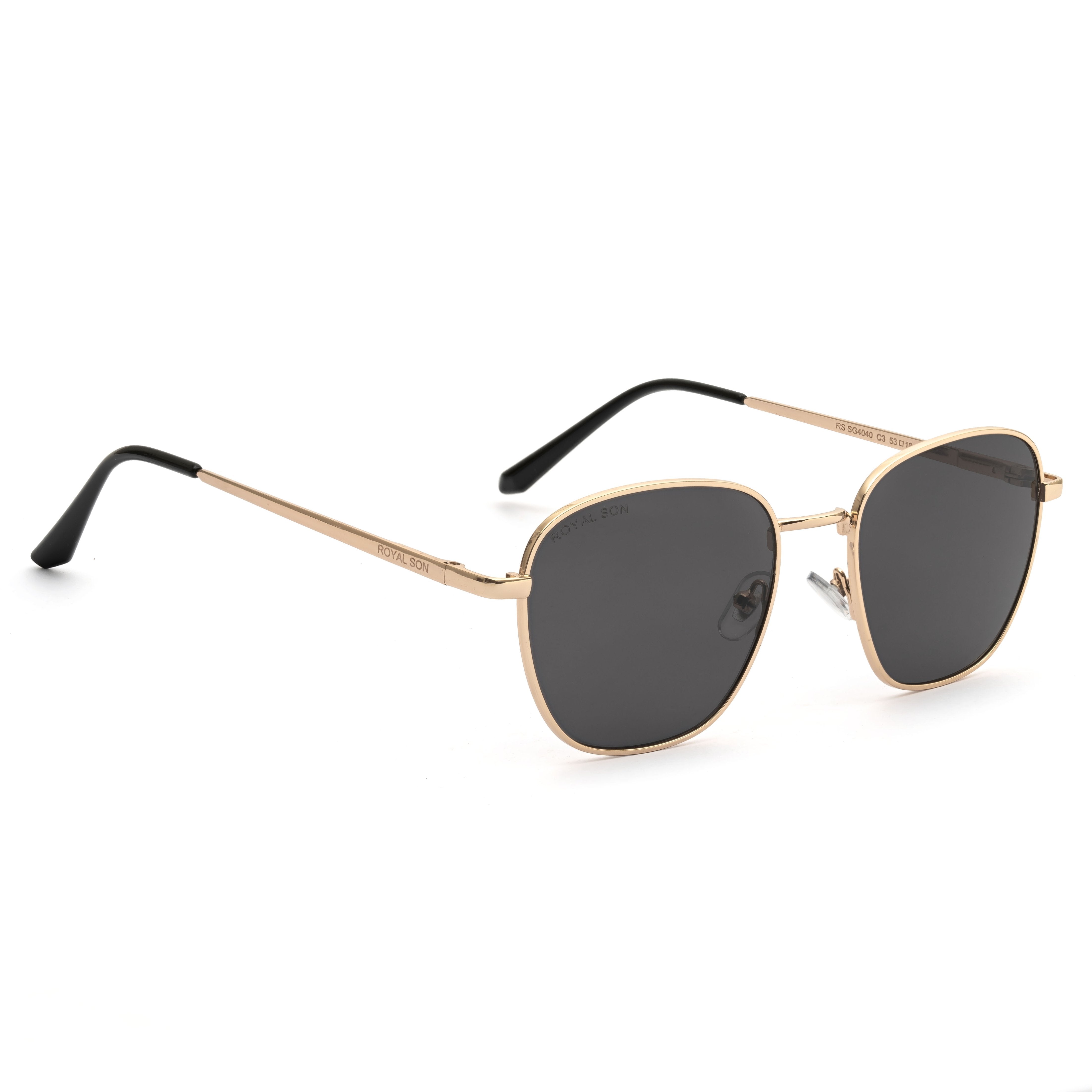 Royal Son Cooling UV Protection Square Sunglasses for Men & Women - SG-RS4040-C3