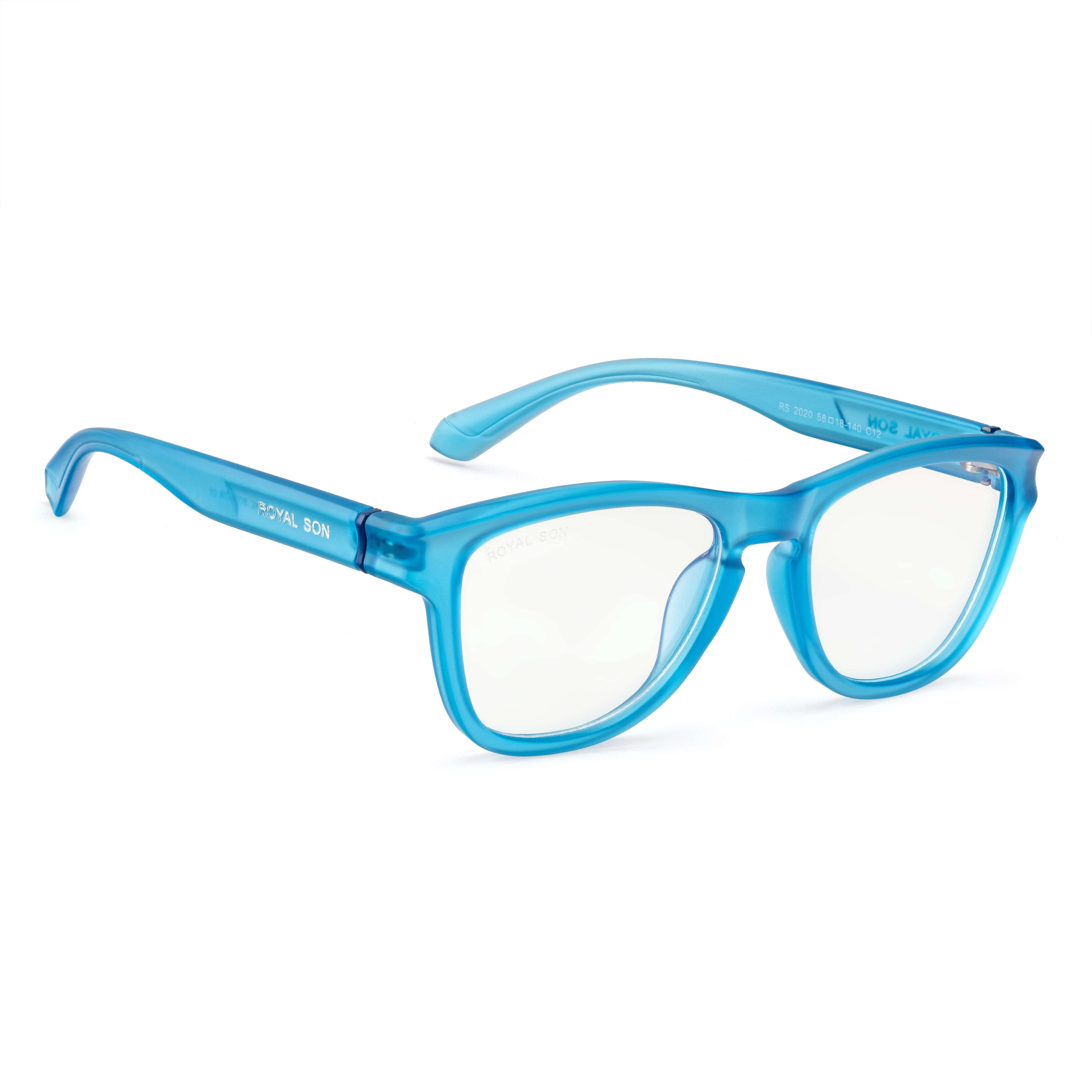 ROYAL SON Stylish Blue Cut Specs For Men Women - SF-RS2020-C12