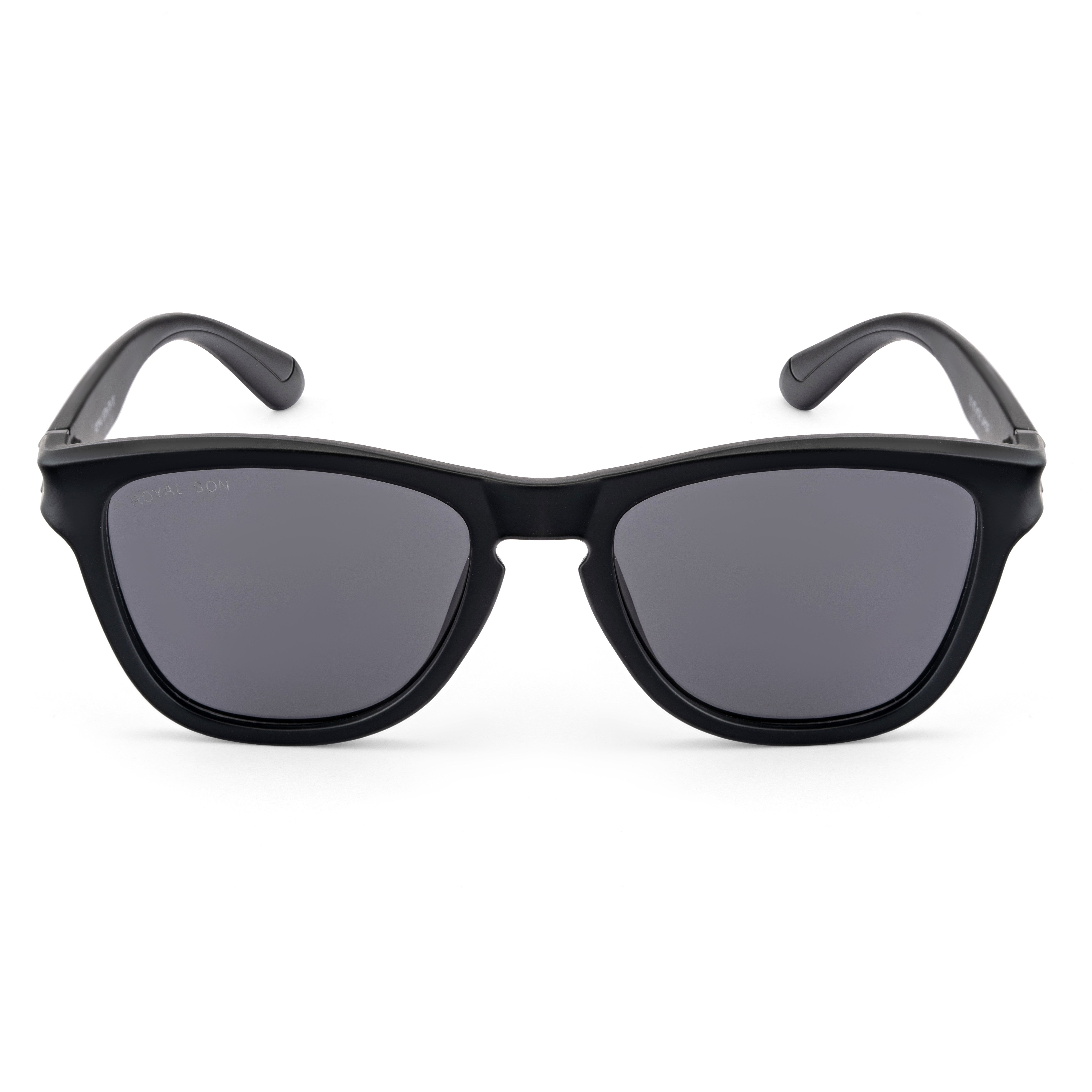 ROYAL SON Black Polarized Sunglasses for Men Women - SG-RS2020-C1