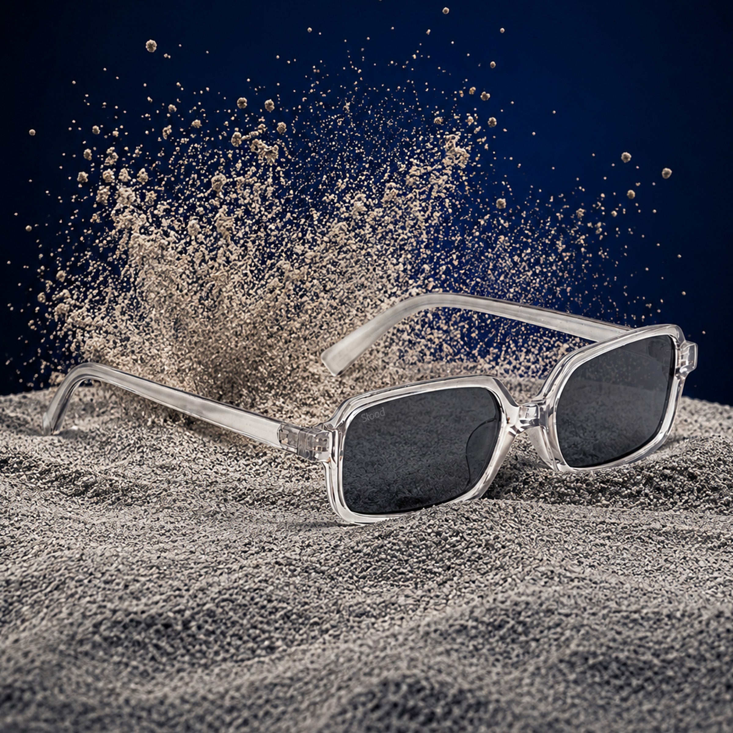 Stood Retro Square Black UV Protection Chashma For Men & Women New Style – SG-STD0018-C2