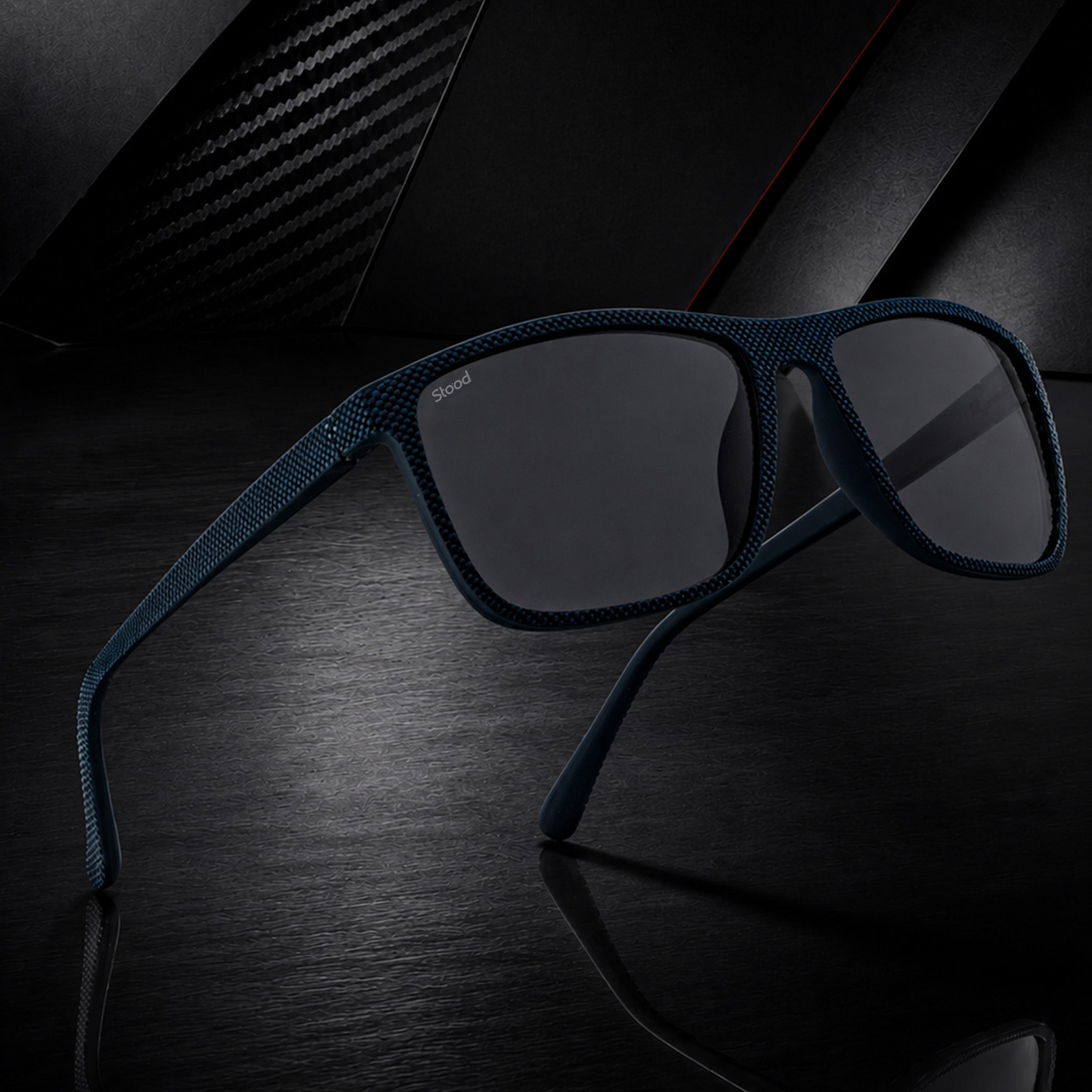 Stood Square Black Polarized UV Protection Sunglasses For Men & Women Stylish – SG-STD0022-C4