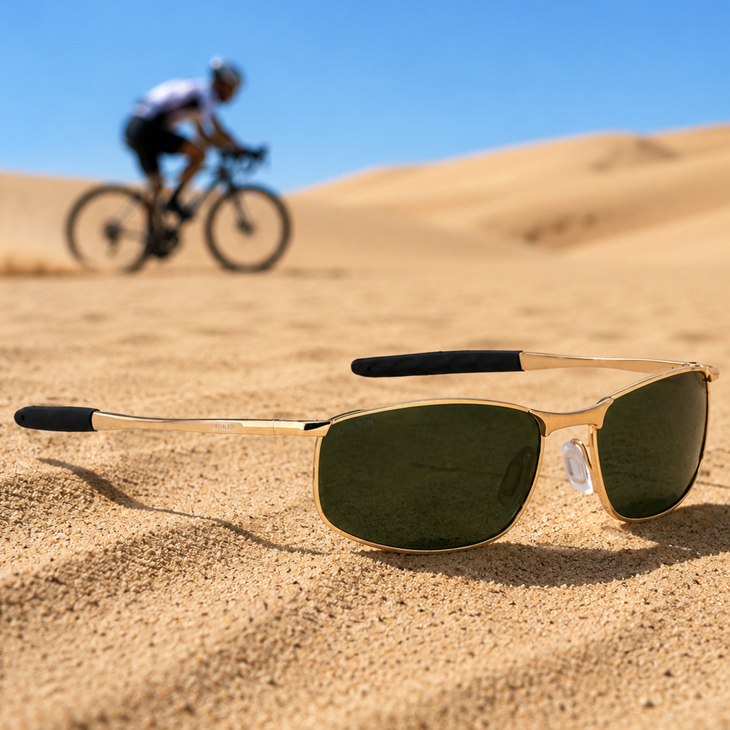 Royal Son Wrap-Around Polarized Men Sunglasses - CHI0083-C3