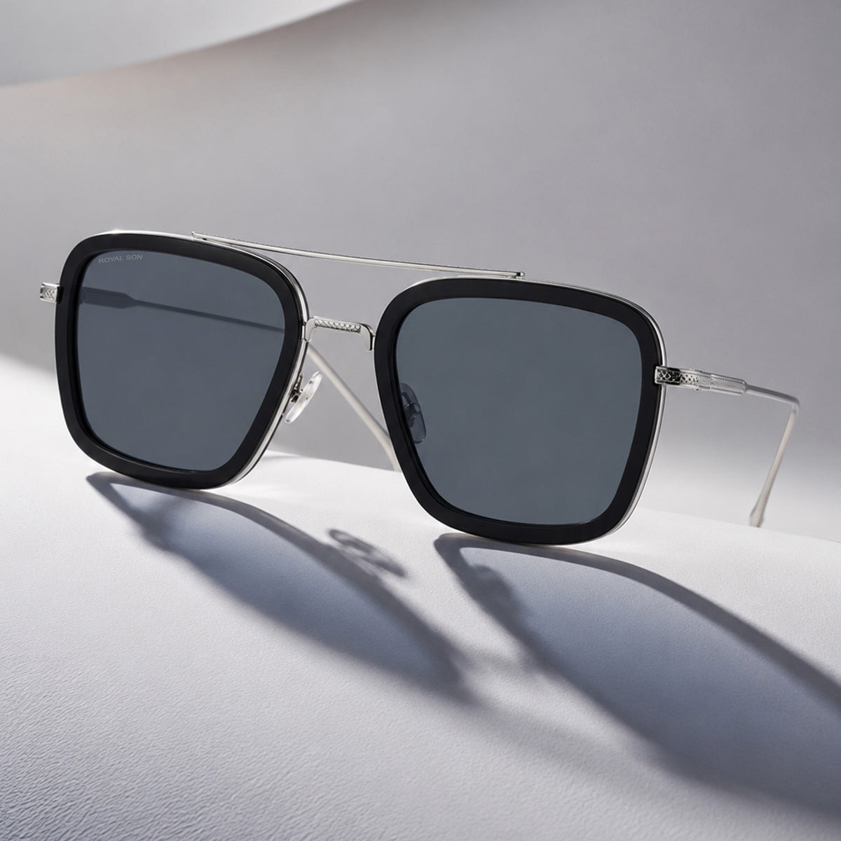 Royal Son Square UV Protected Men Women Sunglasses - CHI0071