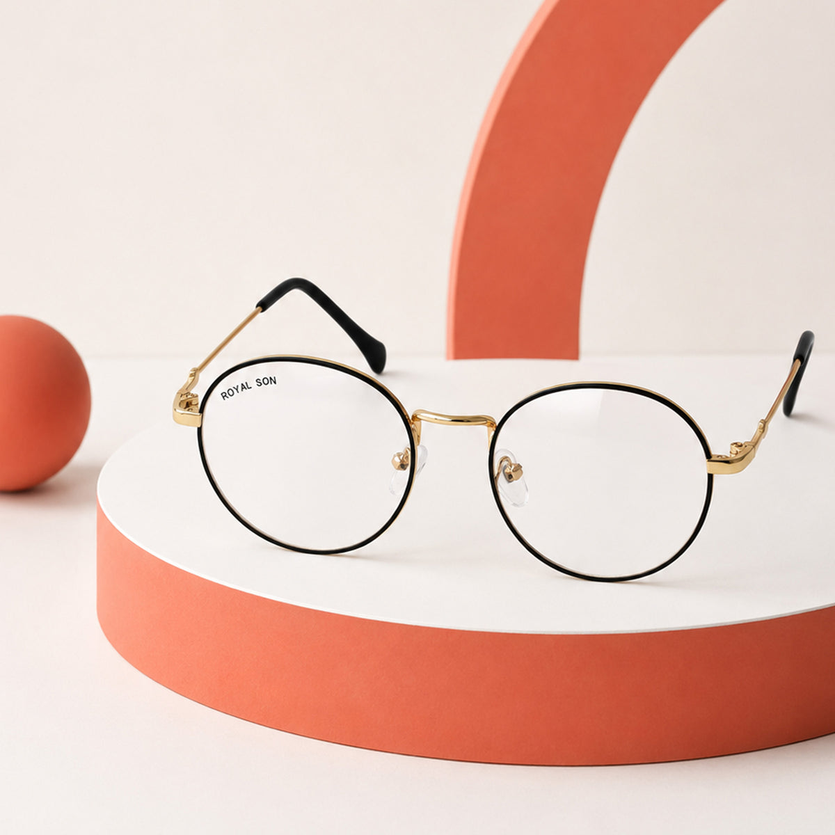 Royal Son Round Men Women Eye Glasses - SF001-C2