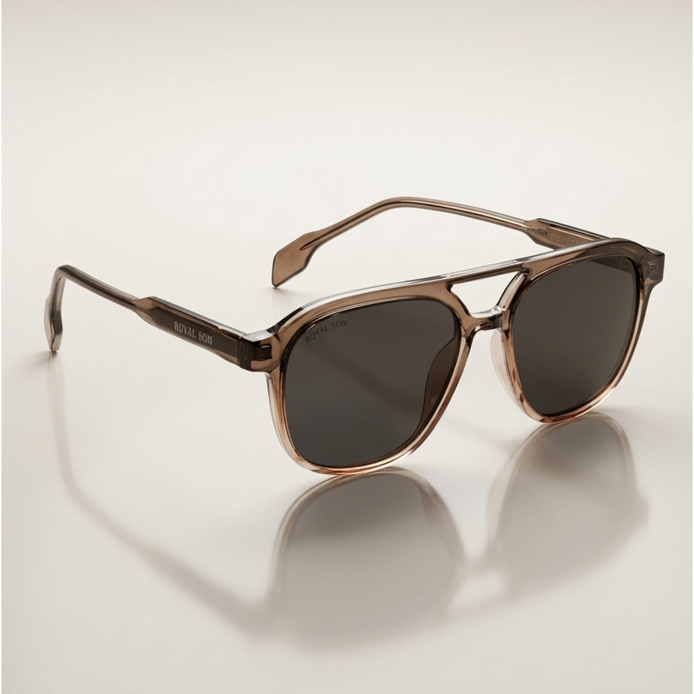 Royal Son Retro Square Polarized UV Protection Chashma For Men & Women New Style – SG-RS9090-C2