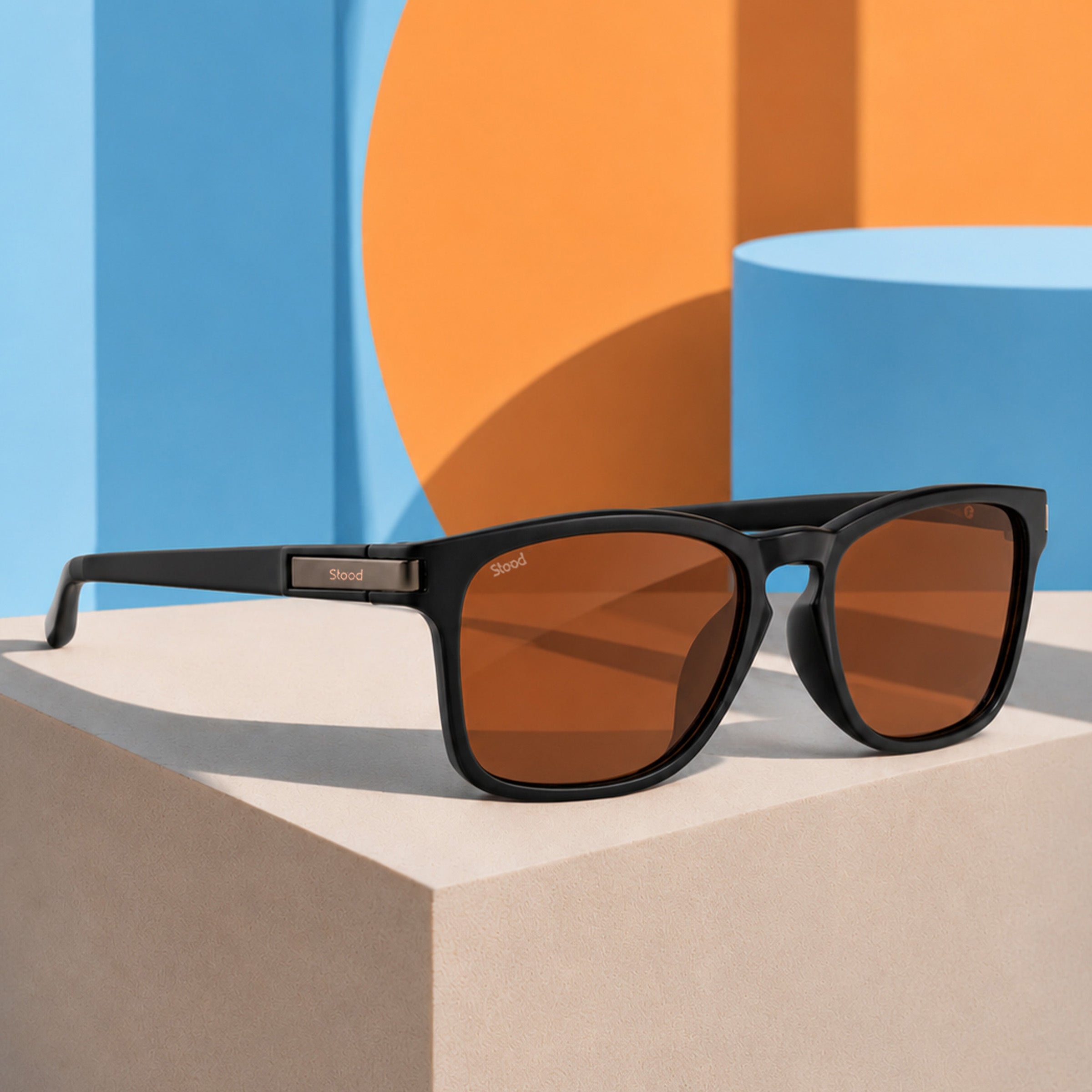 Stood Retro Square Polarized UV Protection Goggles For Men & Women Sunglasses – SG-STD0019-C3