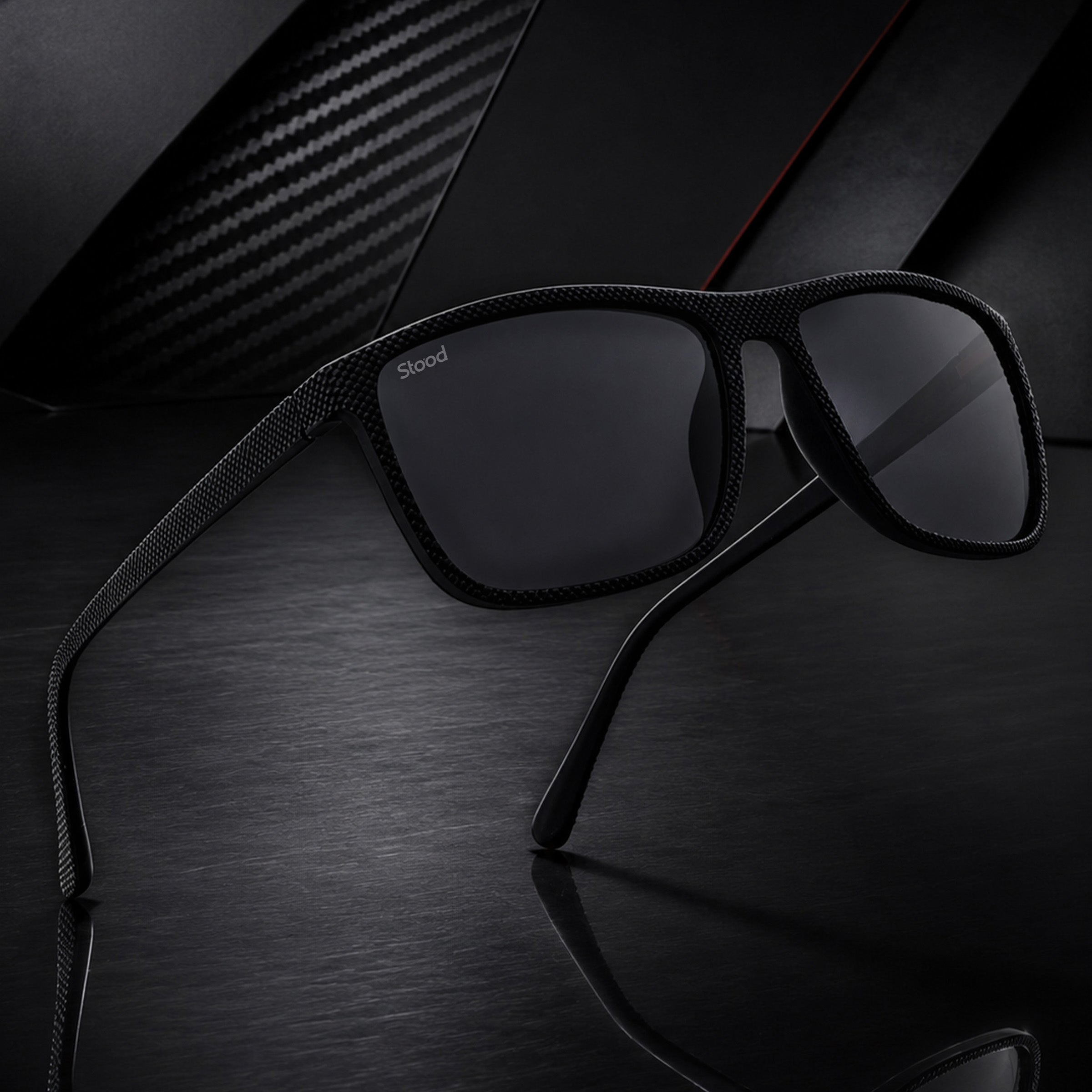 Stood Square Black Polarized UV Protection Sunglasses For Men & Women Stylish – SG-STD0022-C1