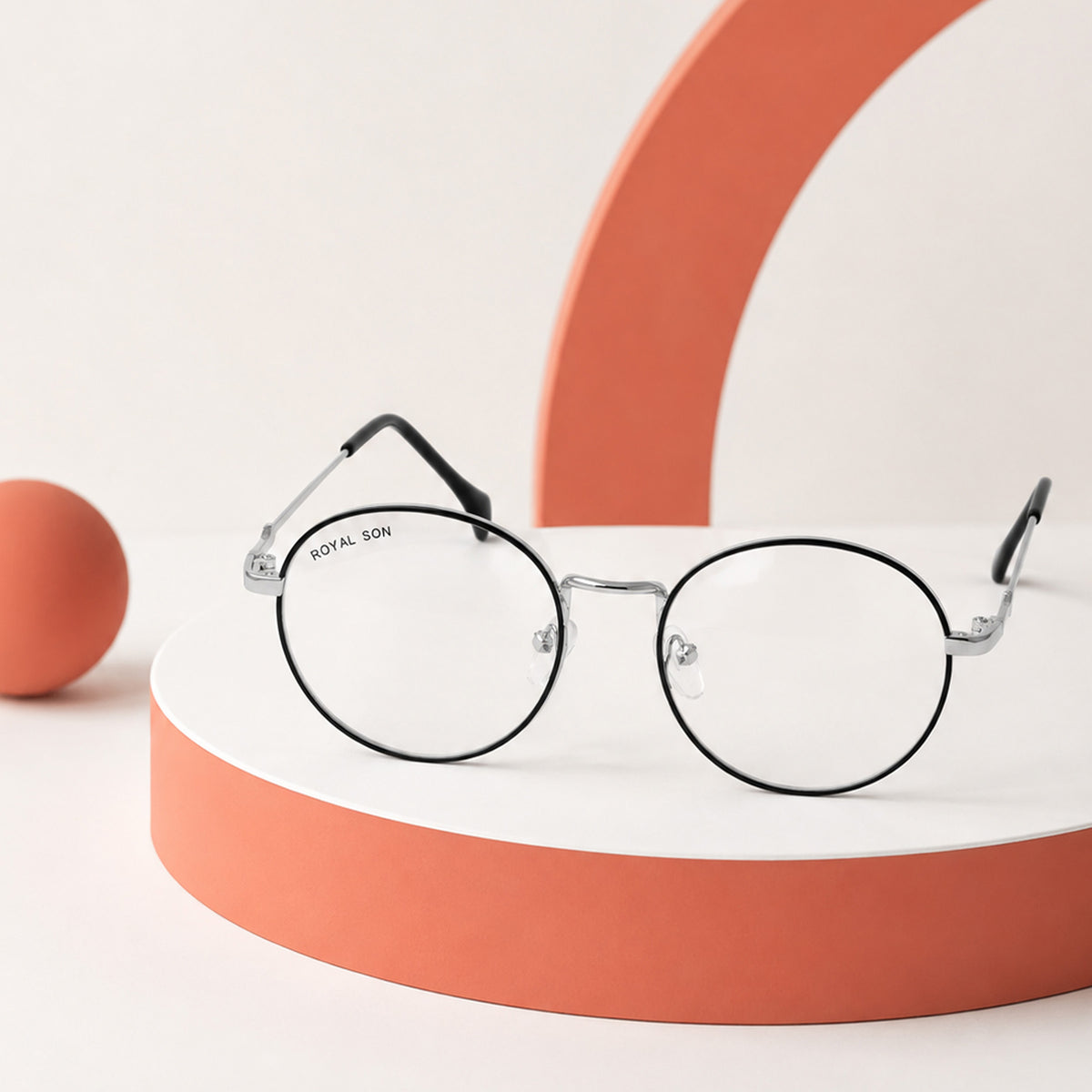 Royal Son Round Men Women Eye Glasses - SF001-C1