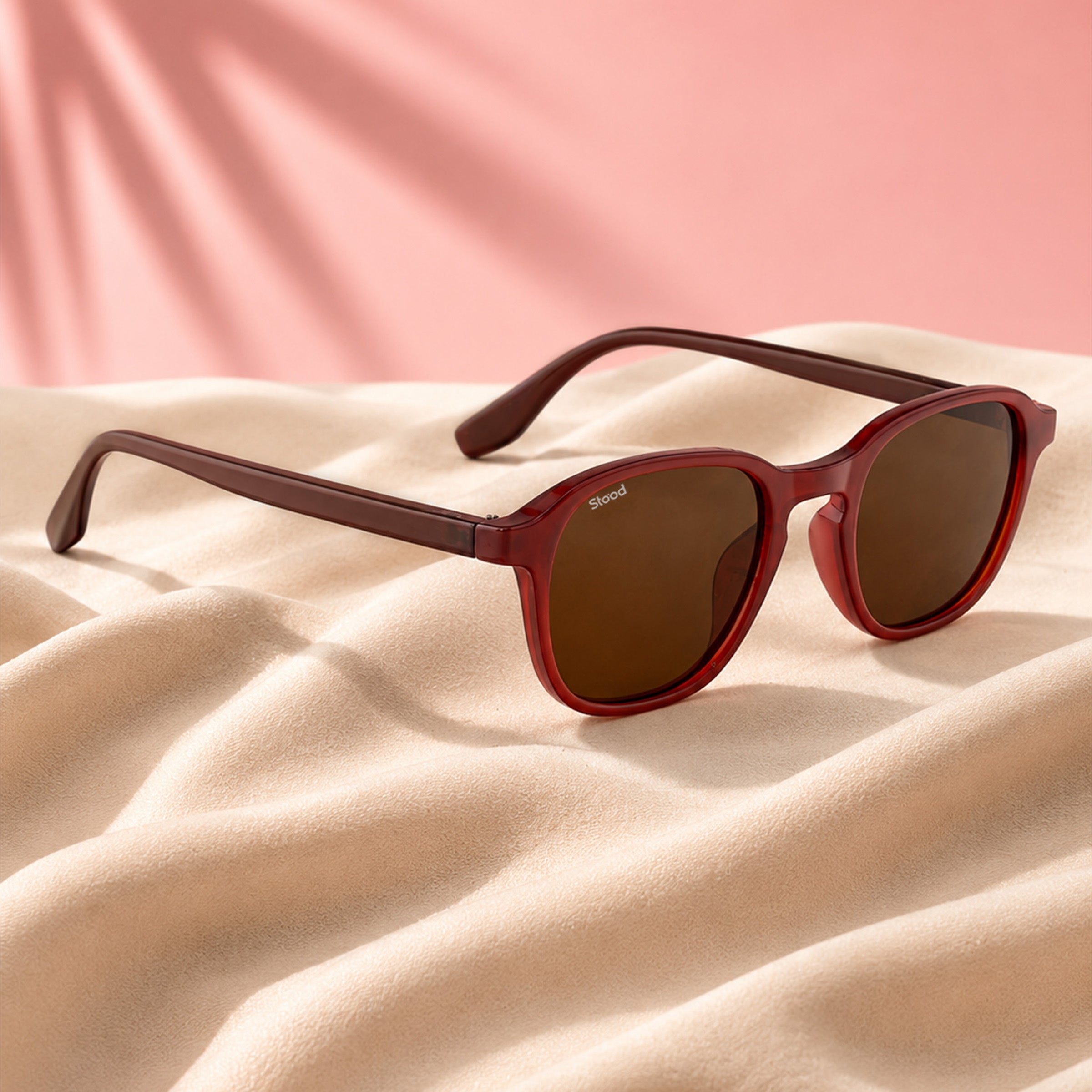 Stood Retro Square Brown UV Protection Chashma For Men & Women New Style – SG-STD0011-C2