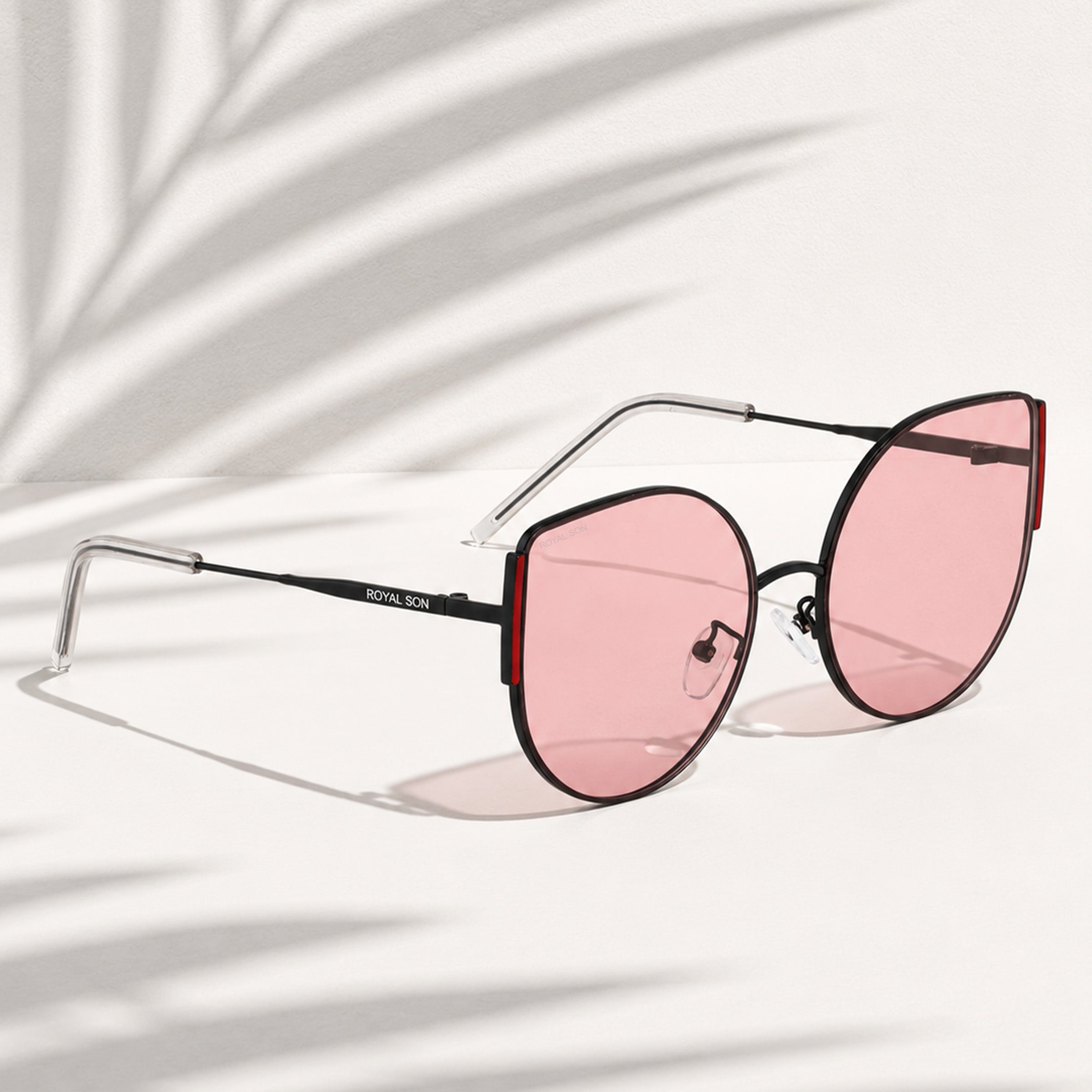 Royal Son Cat-Eye Oversized UV Protected Women Sunglasses - CHI0077