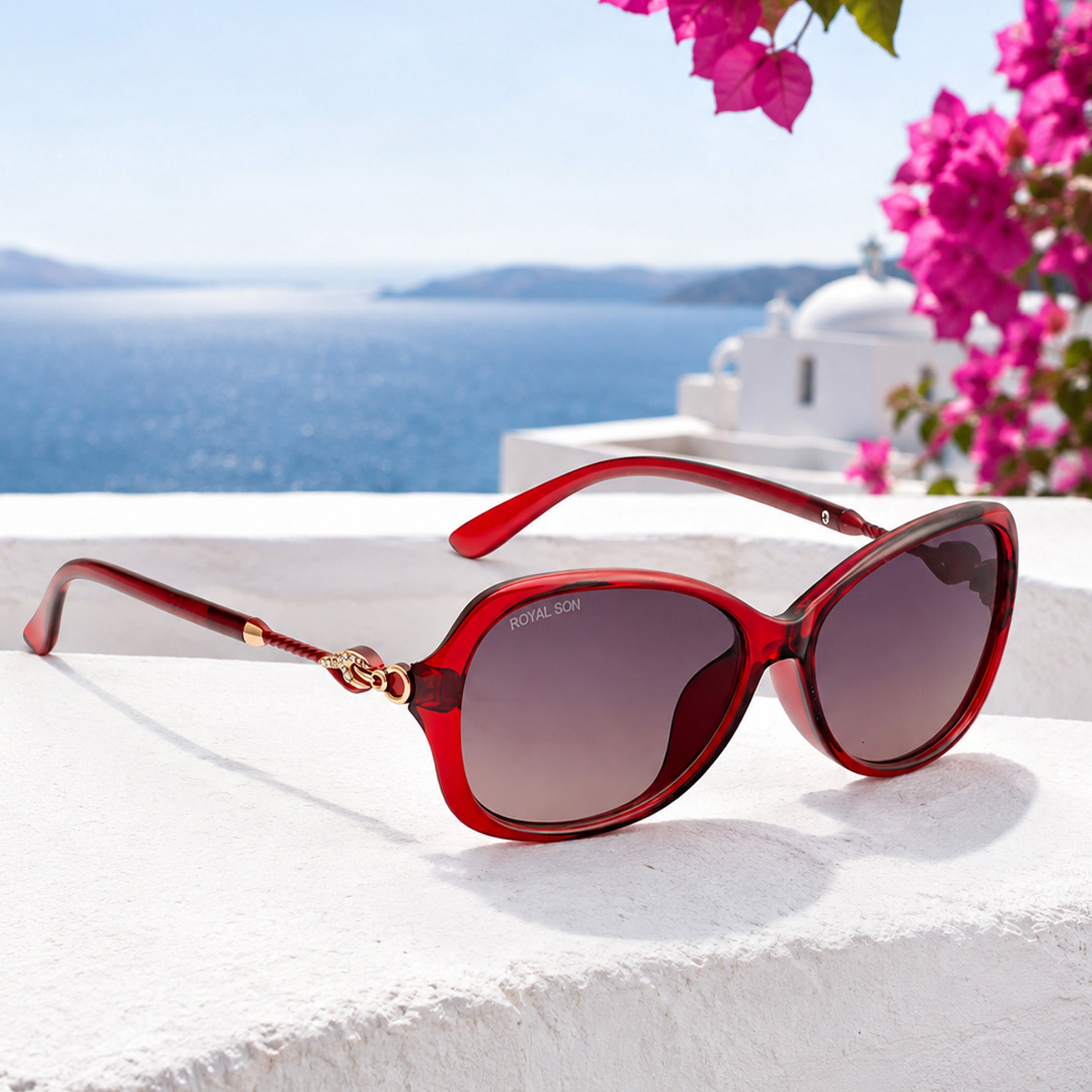 Royal Son Butterfly UV Protected Women Sunglasses - CHIWM00118-C5