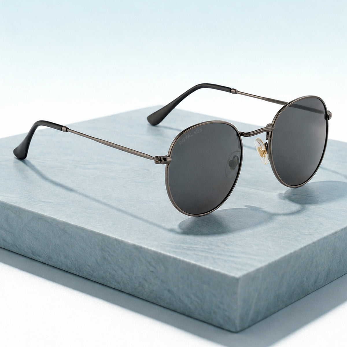 ROYAL SON UV Protected Round Sunglasses For Men And Women - RS0014RD