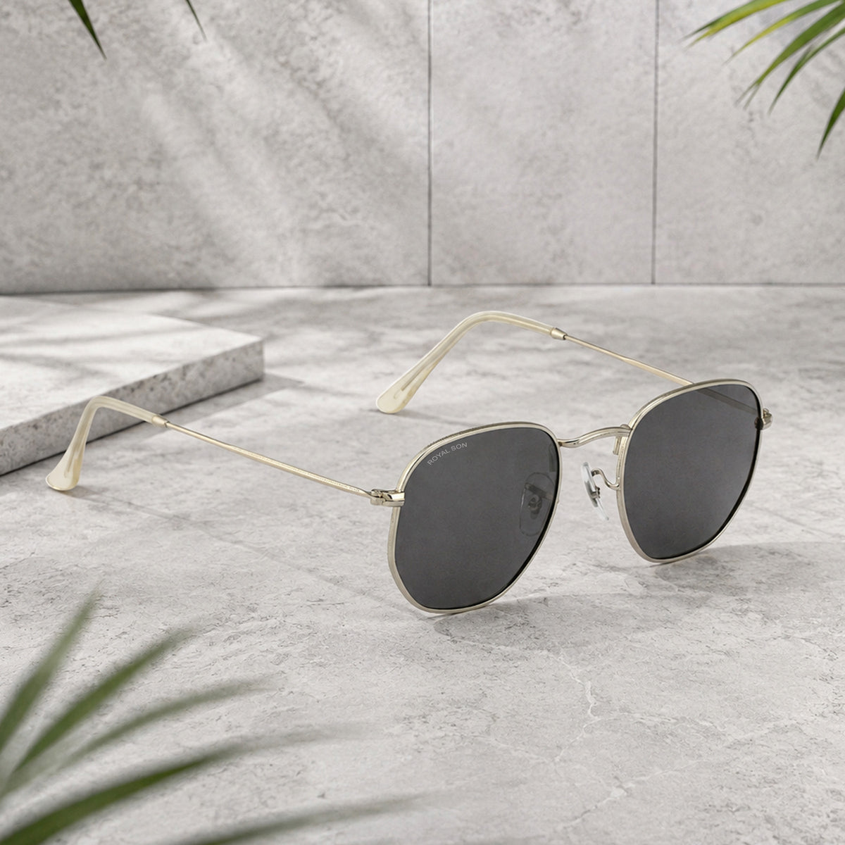 Royal Son Hexagonal Polarized Men Women Sunglasses - CHI00108-C5