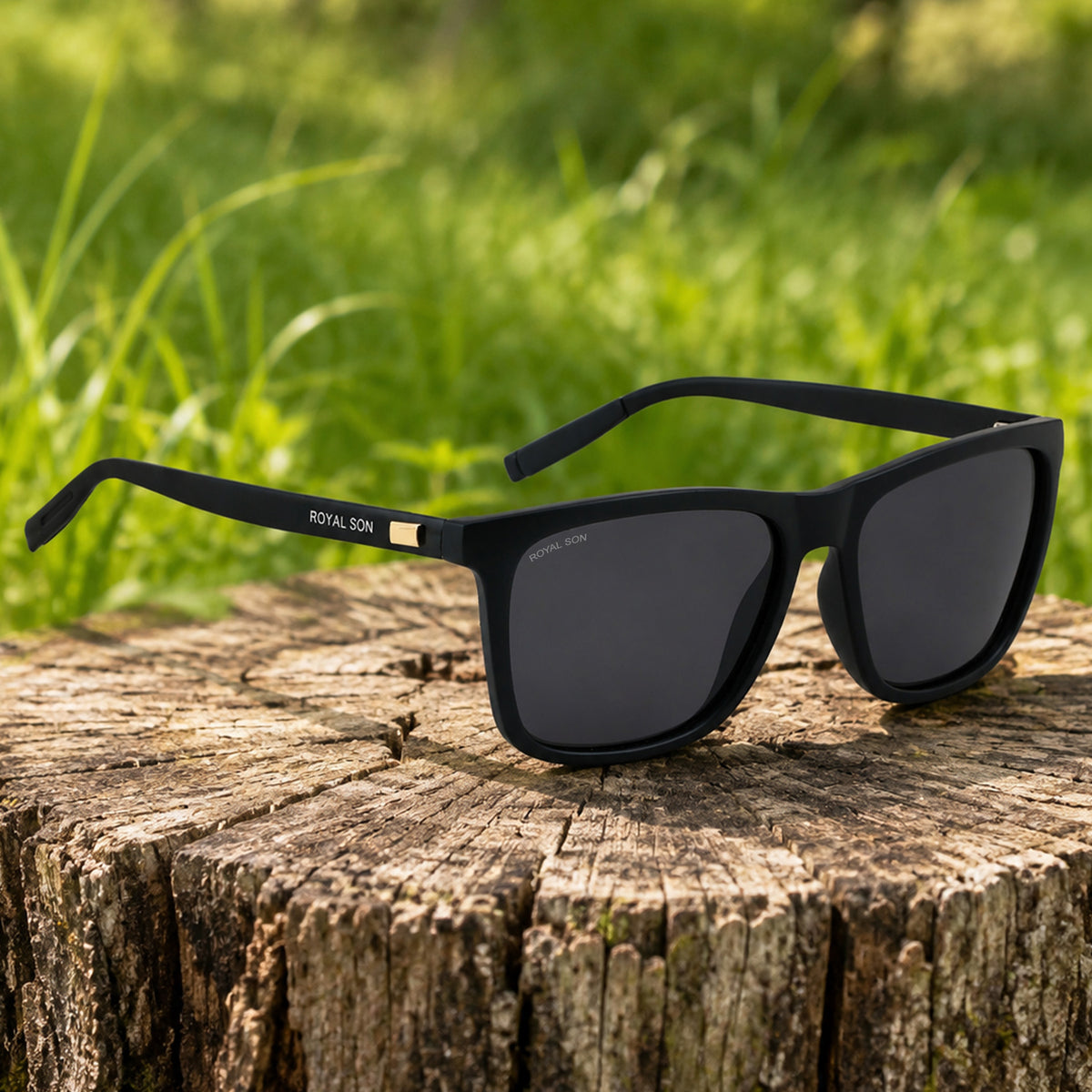 Royal Son Square Polarized Men Sunglasses - CHI0086-C1