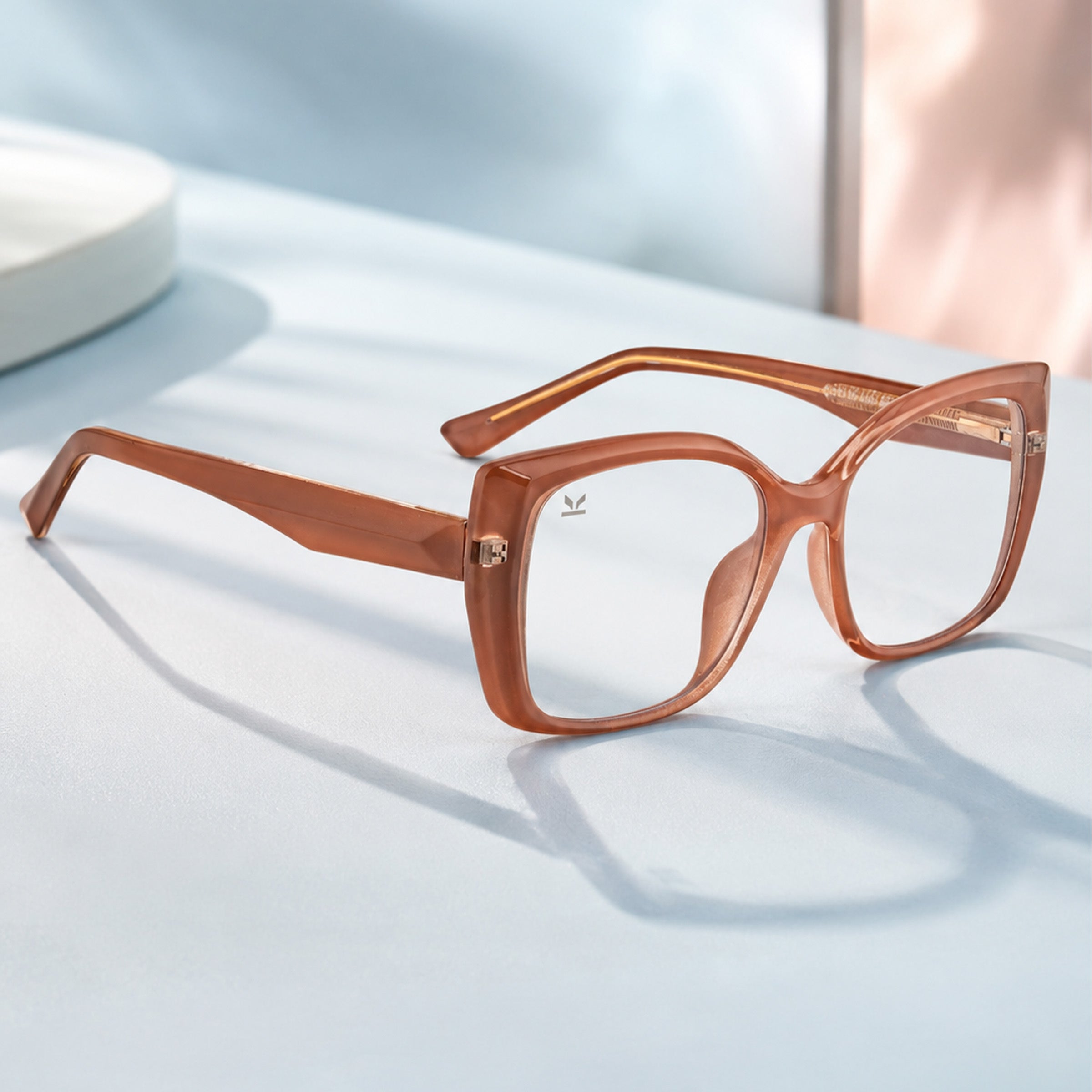 Perkey Square Eye Protection Anti Glare Computer Glasses For Women – OPTL0029-C1