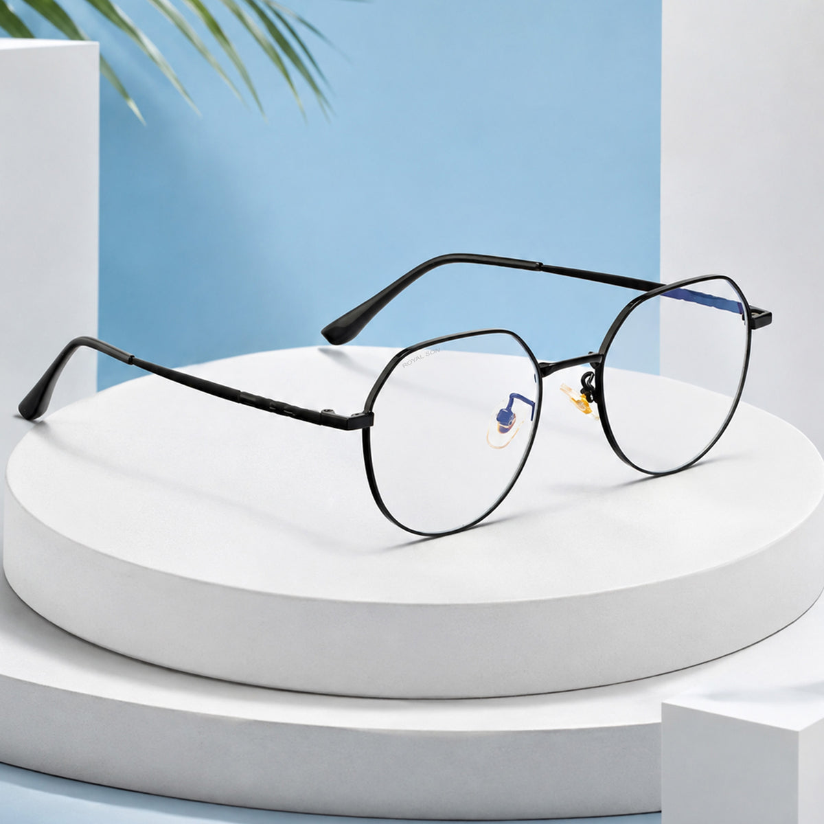 Royal Son Round Blue Ray Cut Men Women Eye Glasses - SF0018-C1
