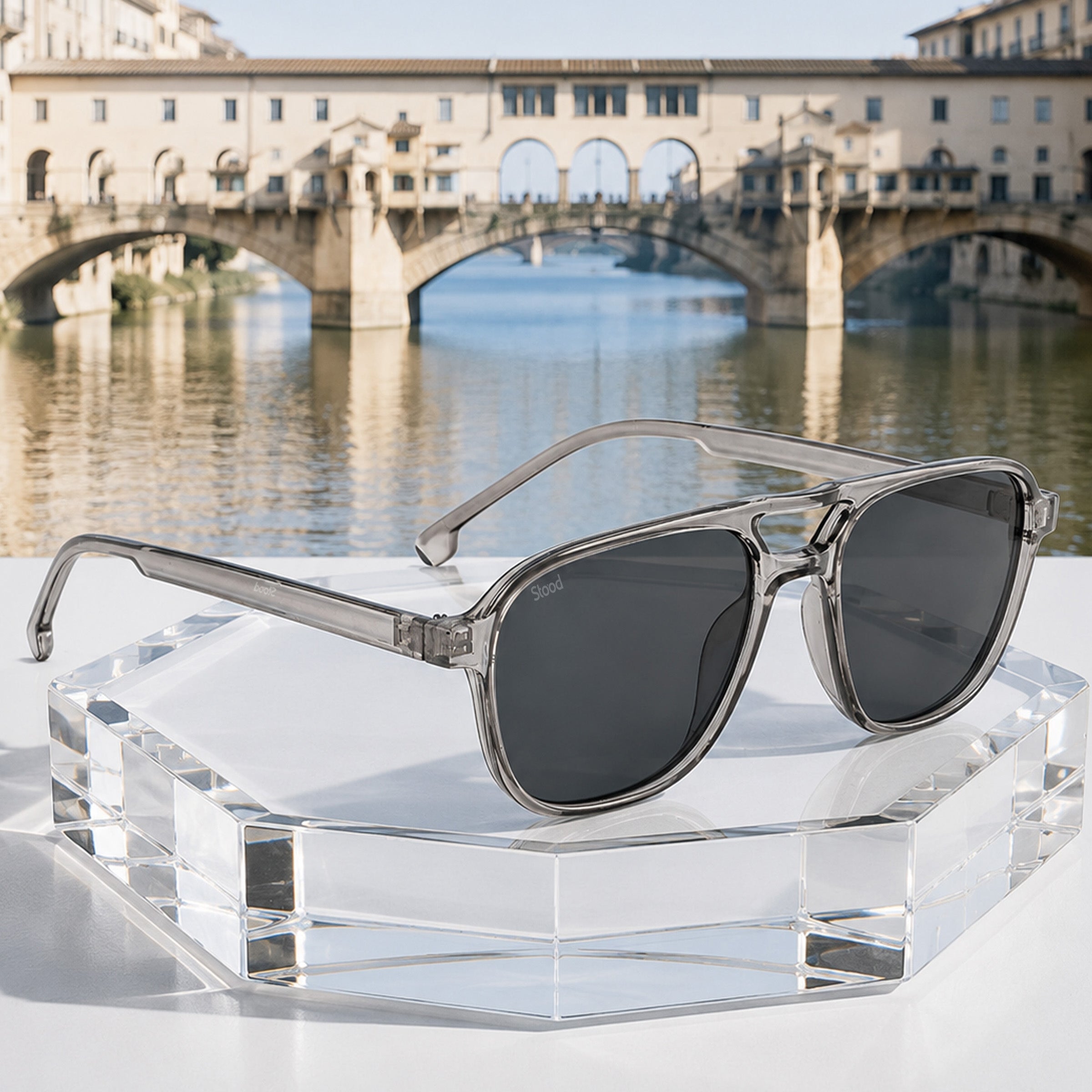 Stood Retro Square Black UV Protection Chashma For Men & Women New Style – SG-STD0017-C2